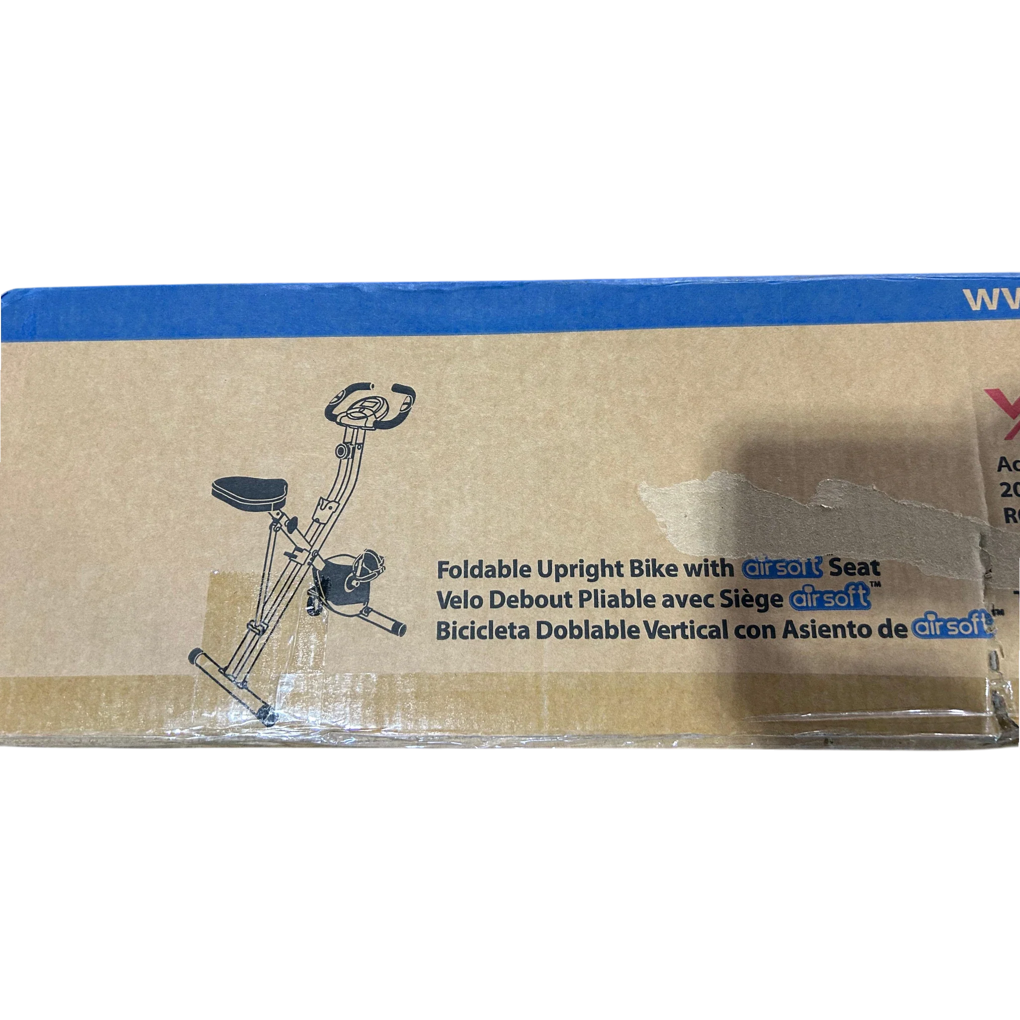 Exerpeutic Upright Folding Bike with Airsoft Seat - Image 3