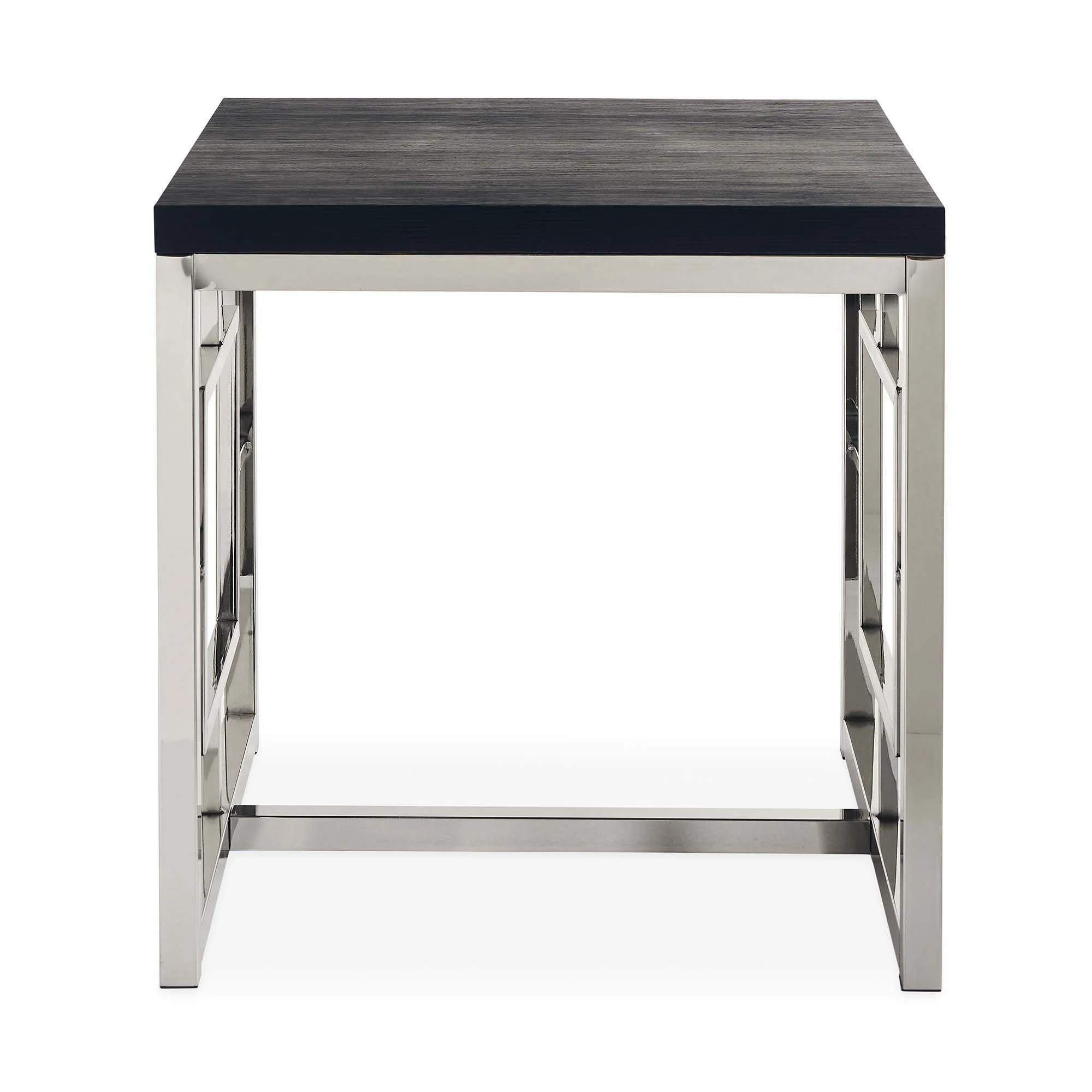 Ezra - 24" End Table - Chrome - Image 3