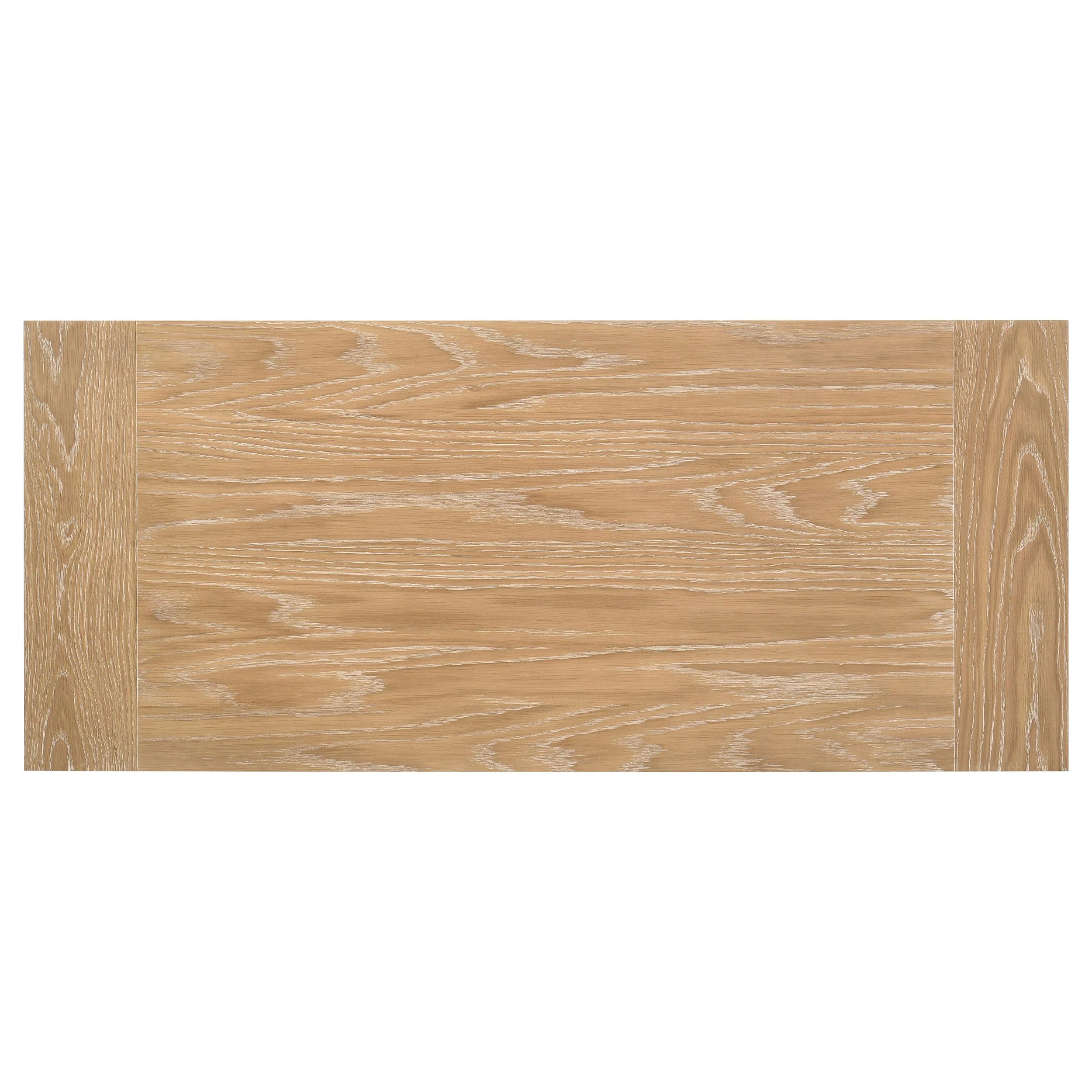 Fabian 54-Inch 2-Drawer Writing Desk, Distressed Light Brown - Image 7