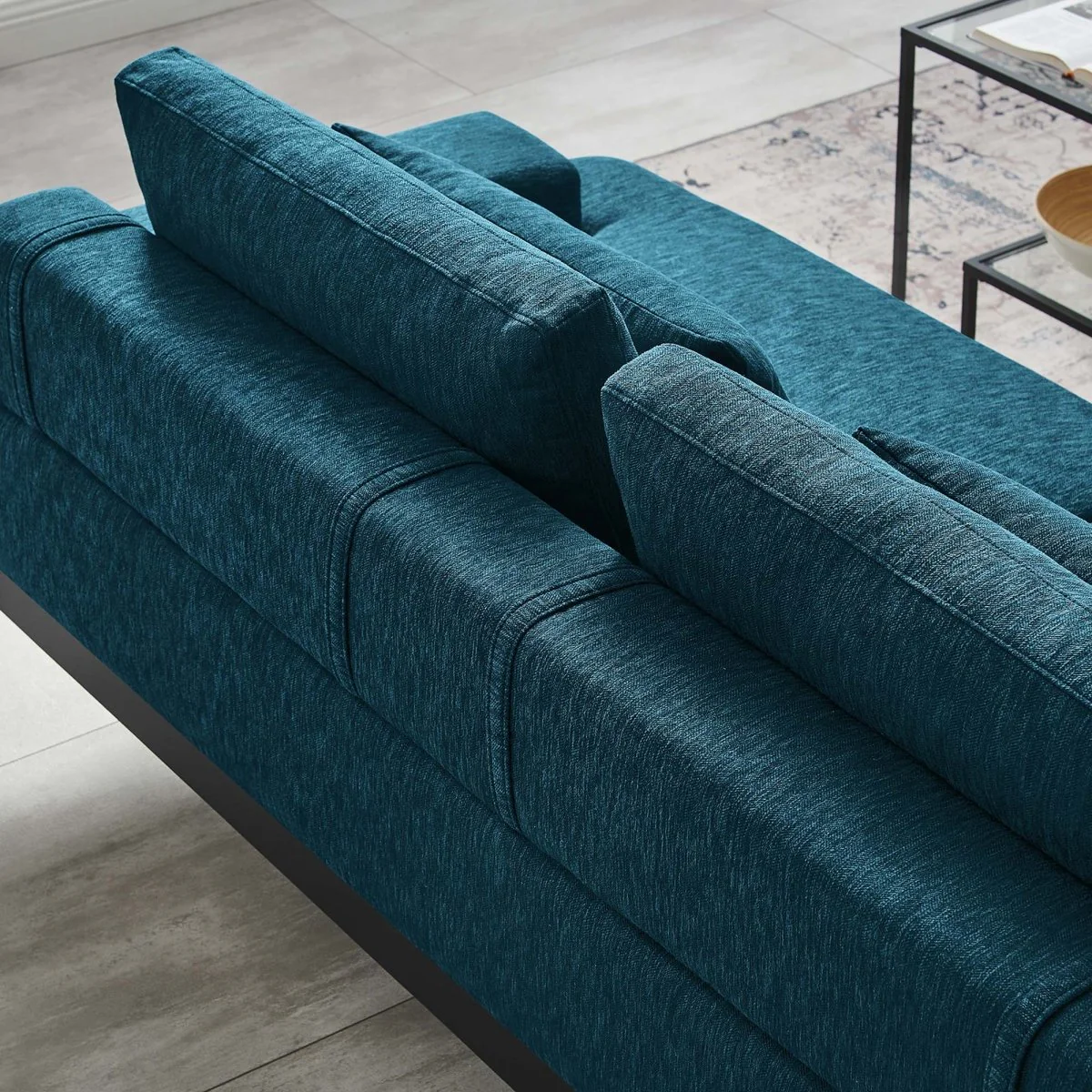 Fabric Upholstered Sofa with Modern Minimalism - Image 3