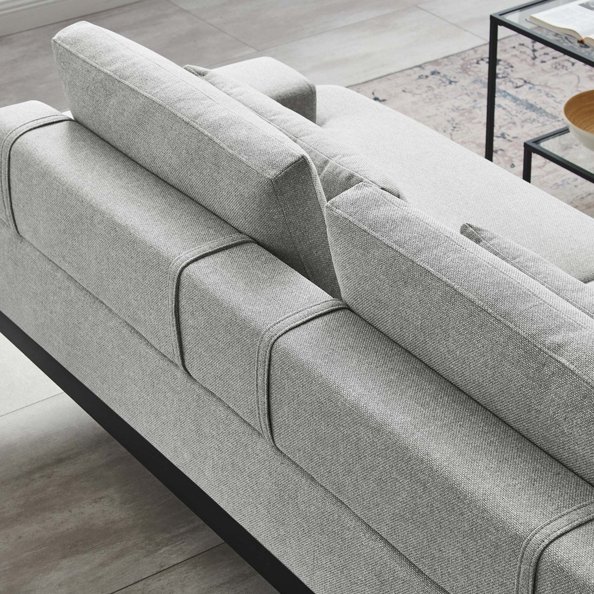 Fabric Upholstered Sofa with Modern Minimalism - Image 9