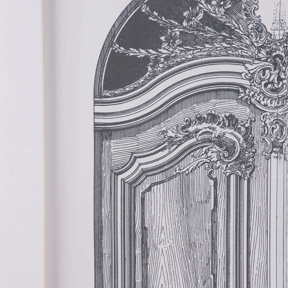 Fake Pencil Architectual Wall Art, Wall Decor Accent (Set of 2) - Silver - Image 2