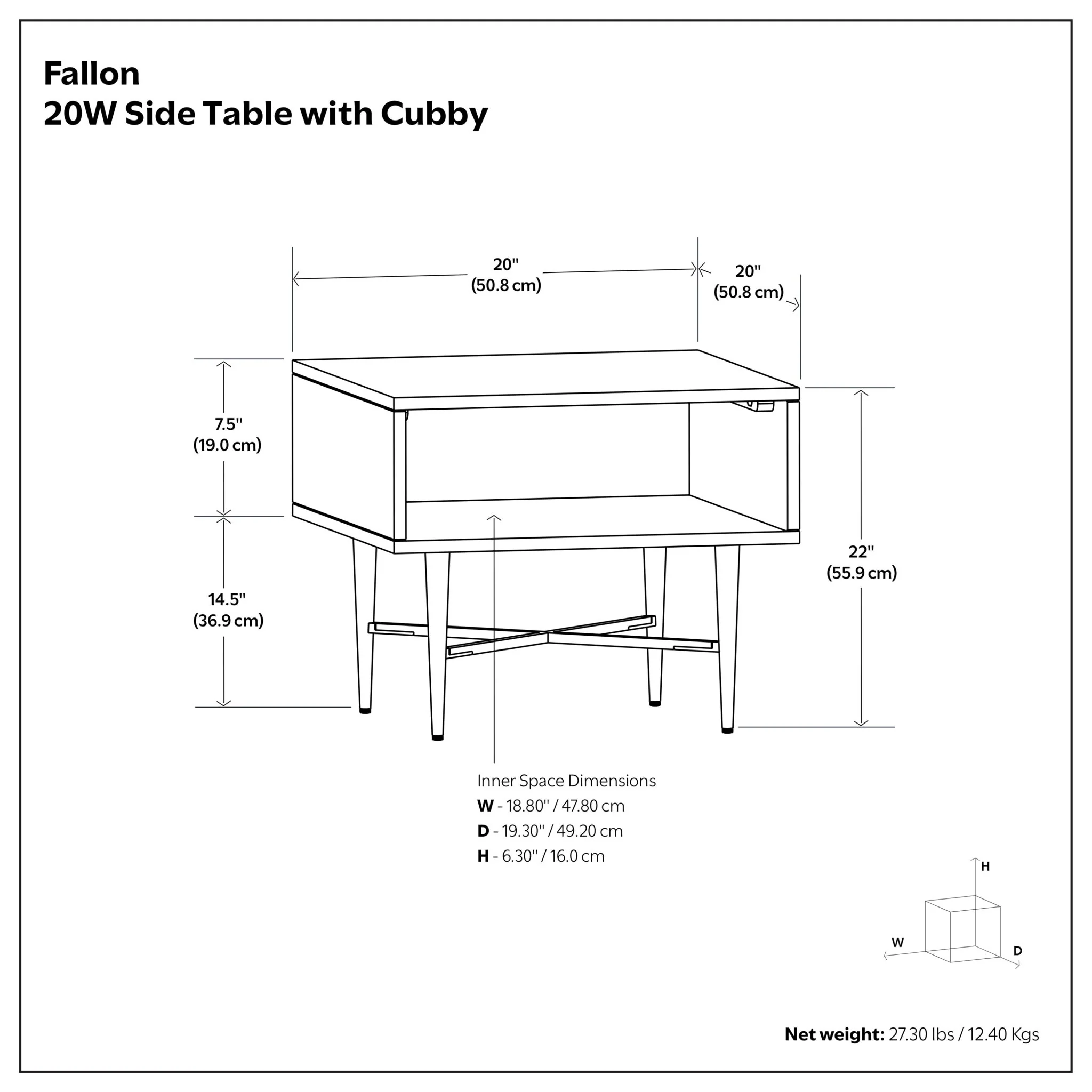 Fallon - End Table - Natural - Image 2