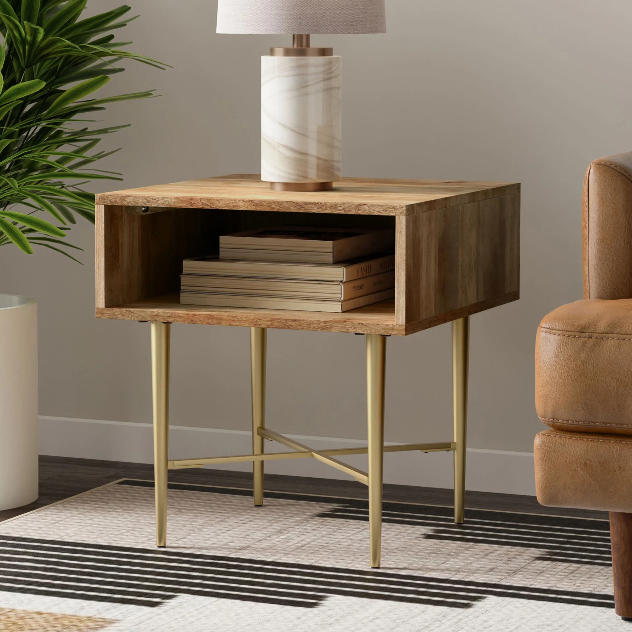 Fallon - End Table - Natural - Image 4
