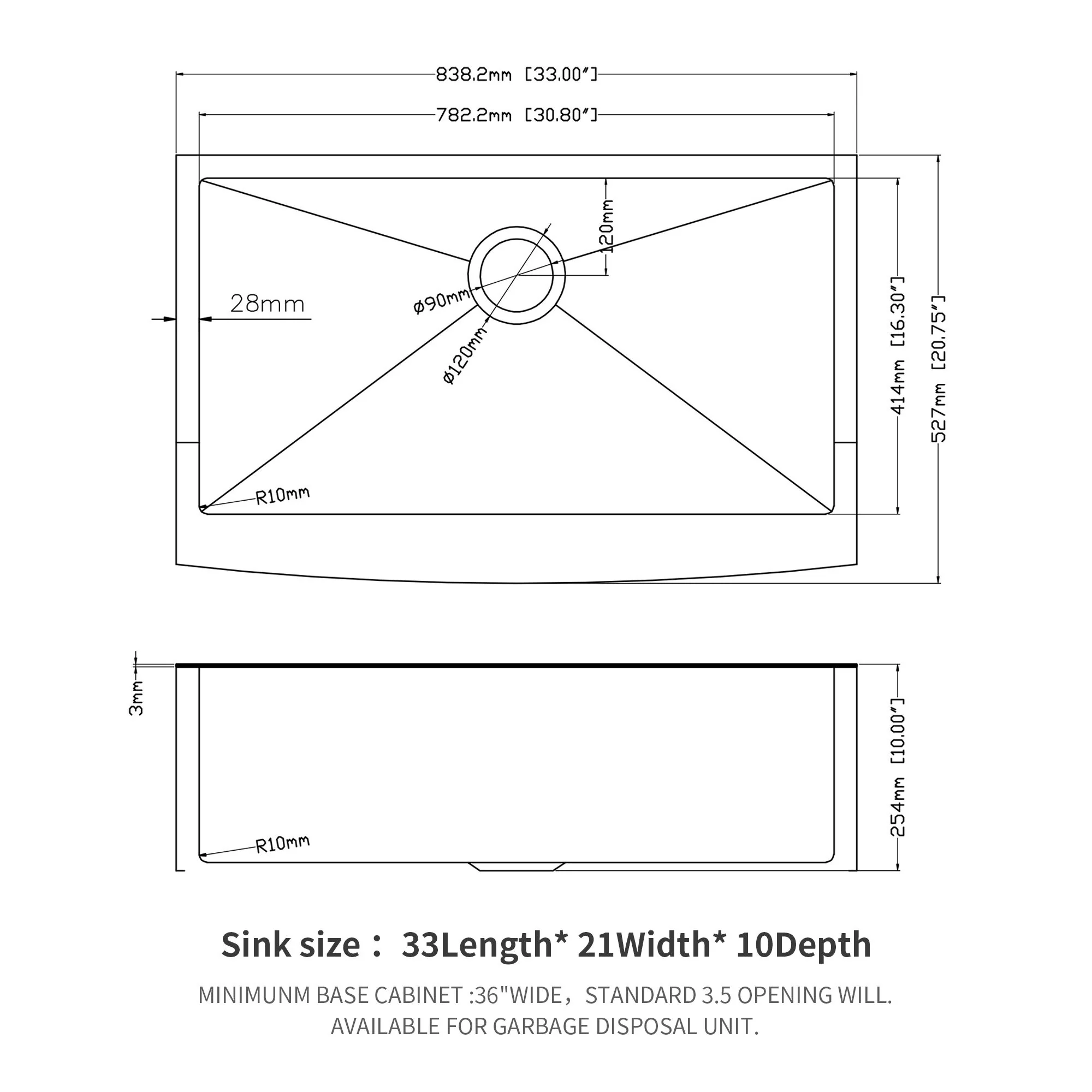 Farmhouse Kitchen Sink, Stainless Steel, Apron Front - Image 44