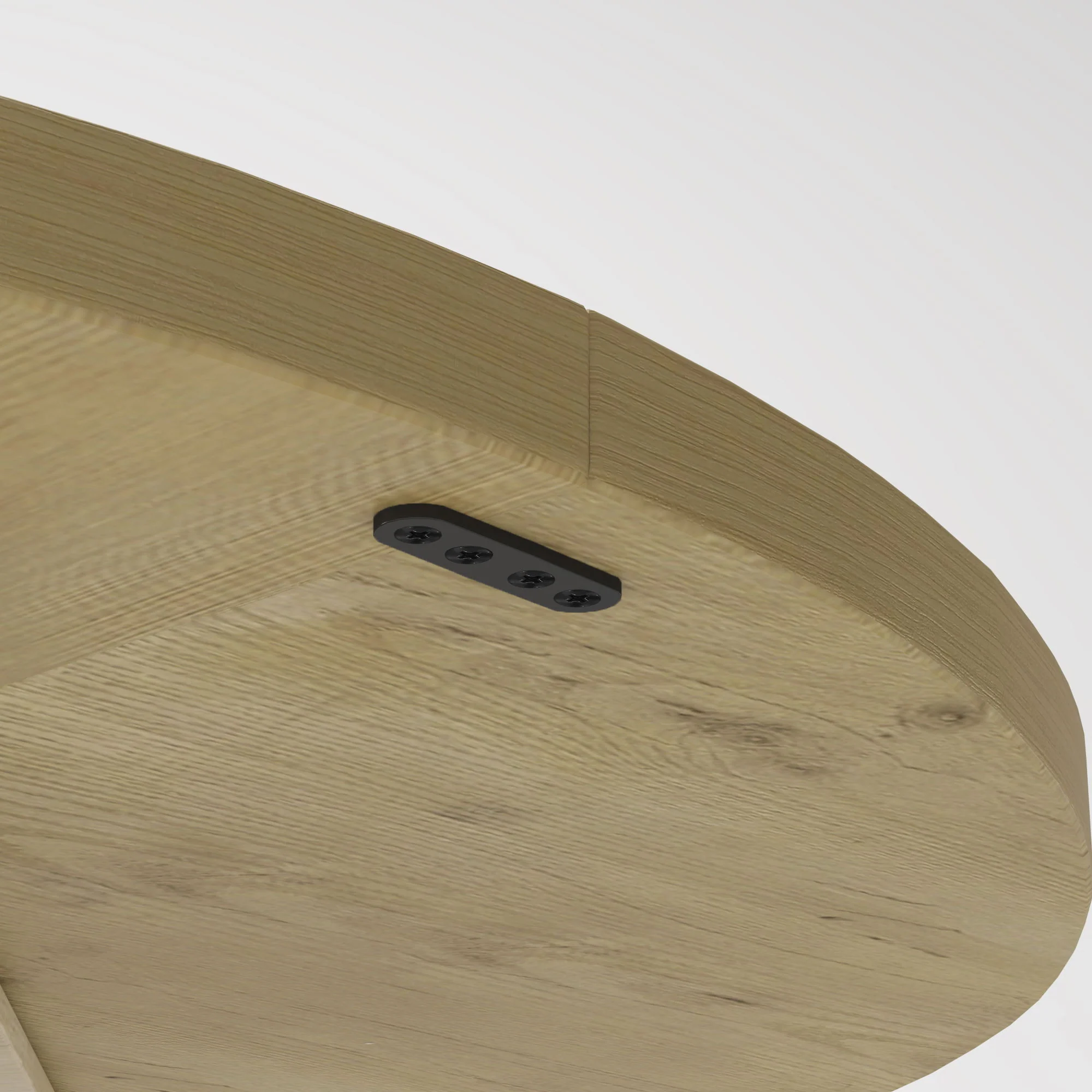 Farmhouse Round Dining Table With Storage Base - Image 6