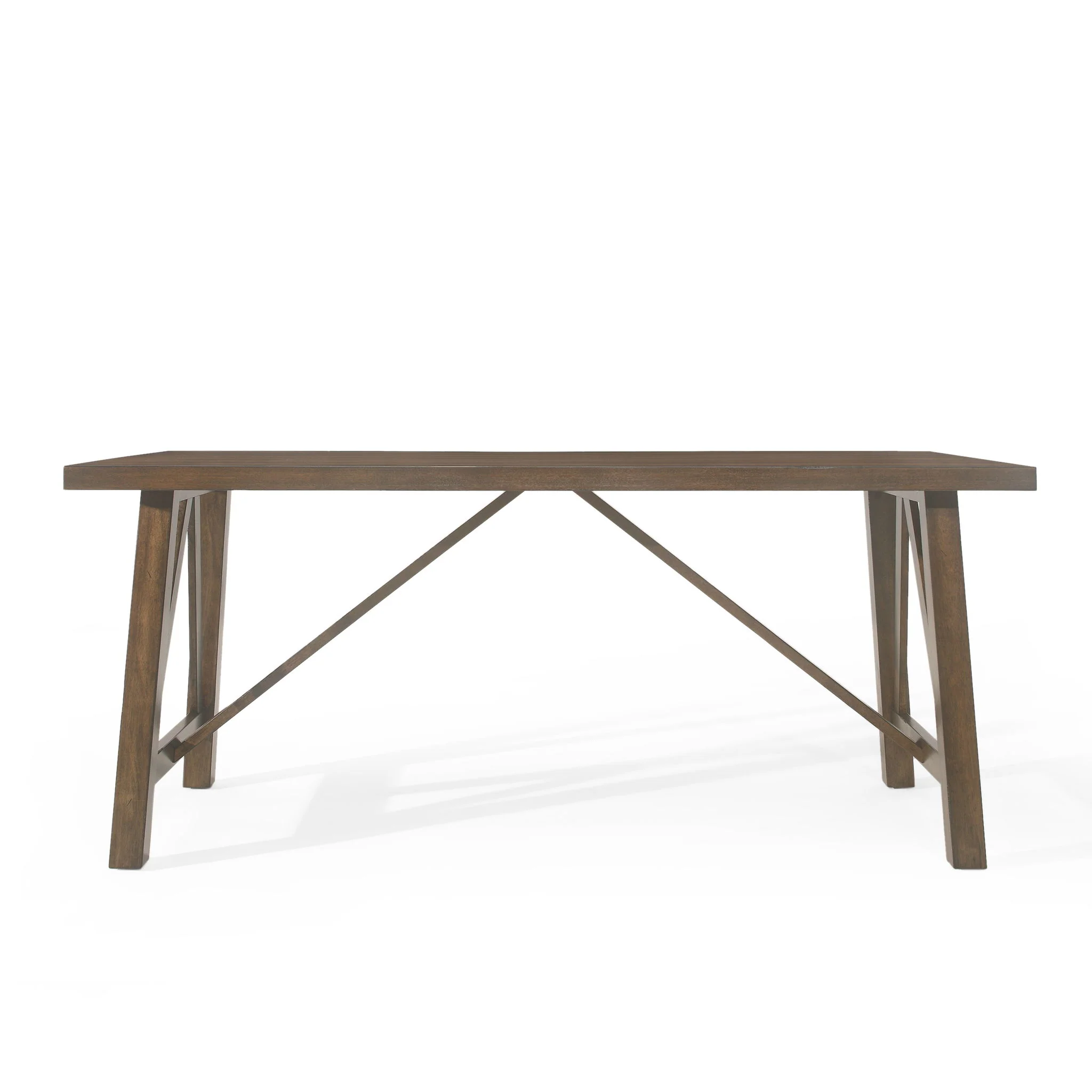 Farmhouse Style Dining Table With Wood Like Top - Image 8