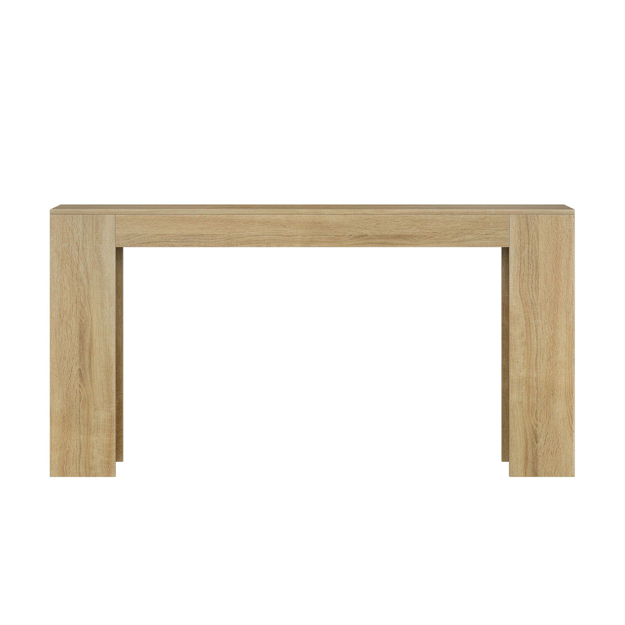 Farmhouse Style Extra Long Walnut Console Table - Image 7