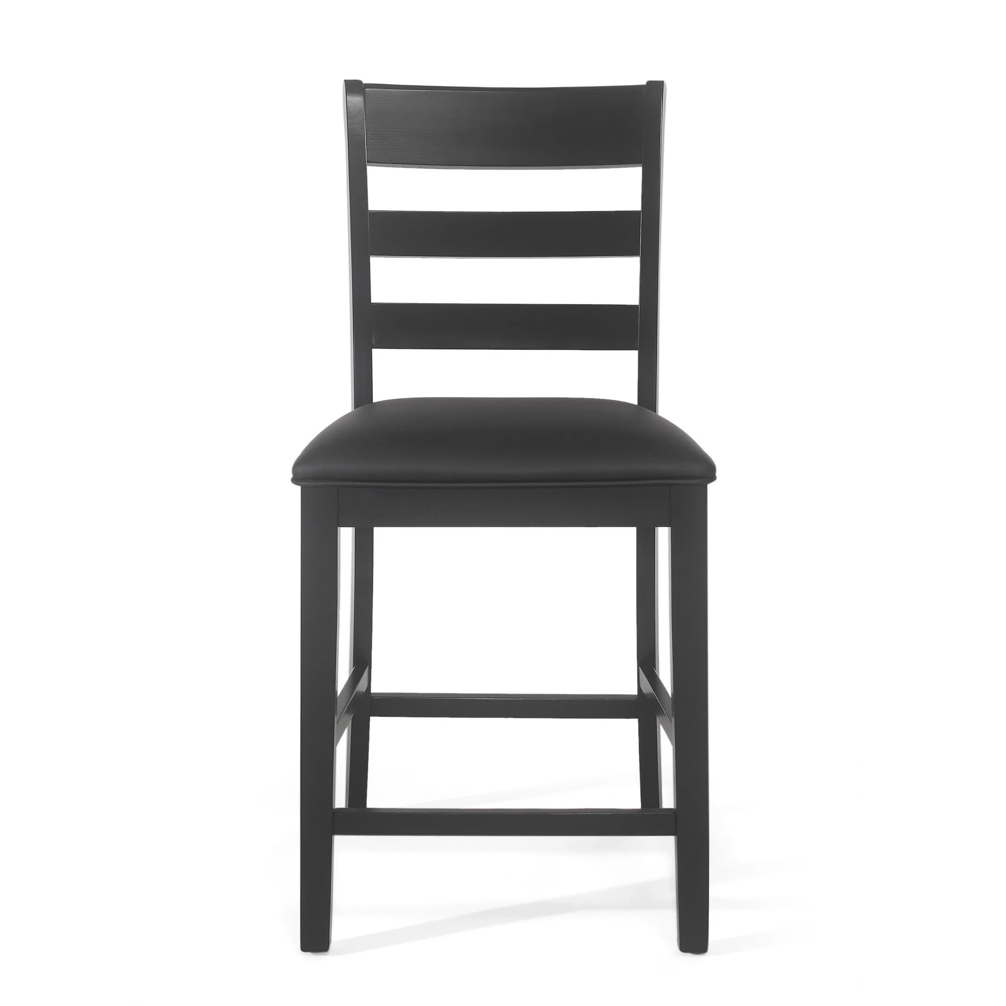 Farmhouse Upholstered Wood Counter Stools - Image 9