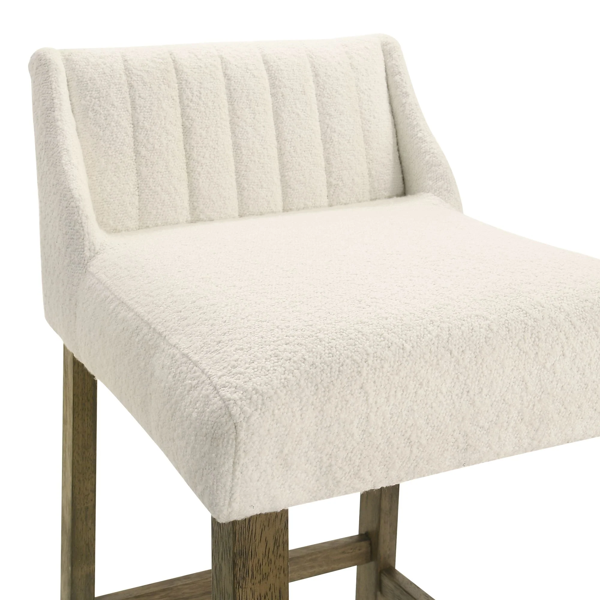 Fauna - Modern Transitional Wood Bar Height Kitchen Bar Stool - Image 21