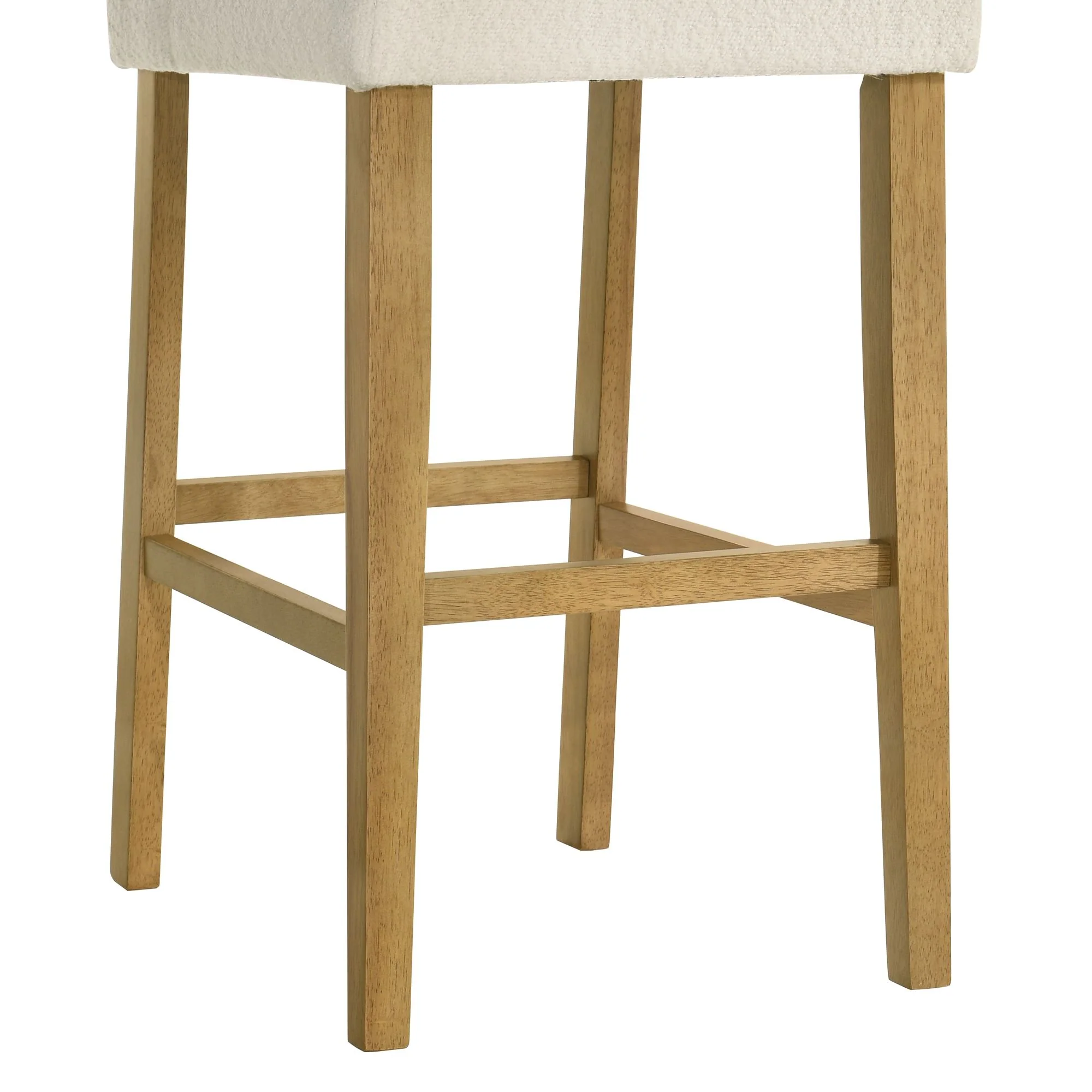 Fauna - Modern Transitional Wood Bar Height Kitchen Bar Stool - Image 9