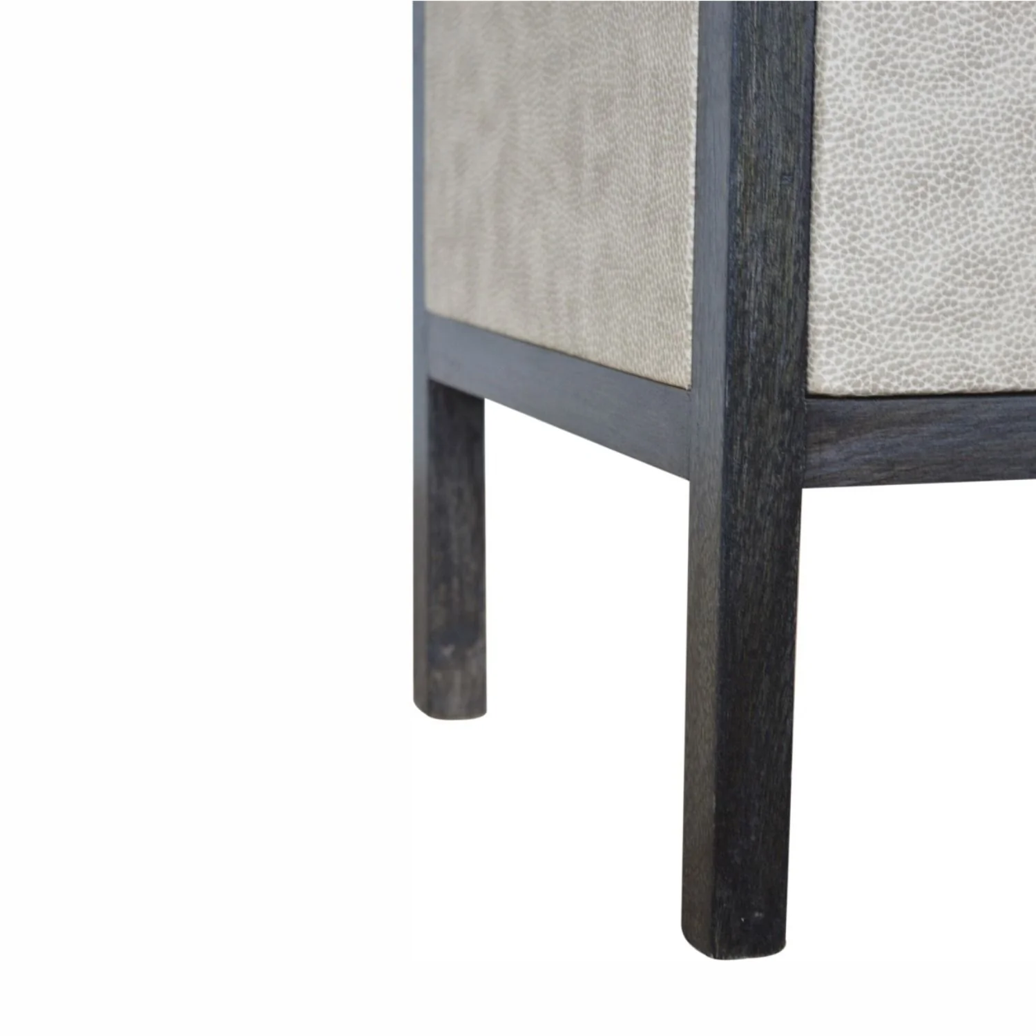 Nightstand, 3 Drawer - Black - Image 4