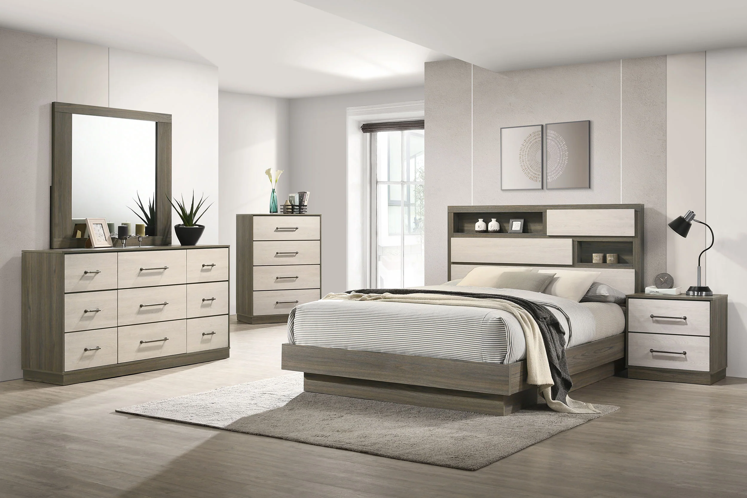 Fenwick 9-Drawer Dresser in Grey Oak - Image 16