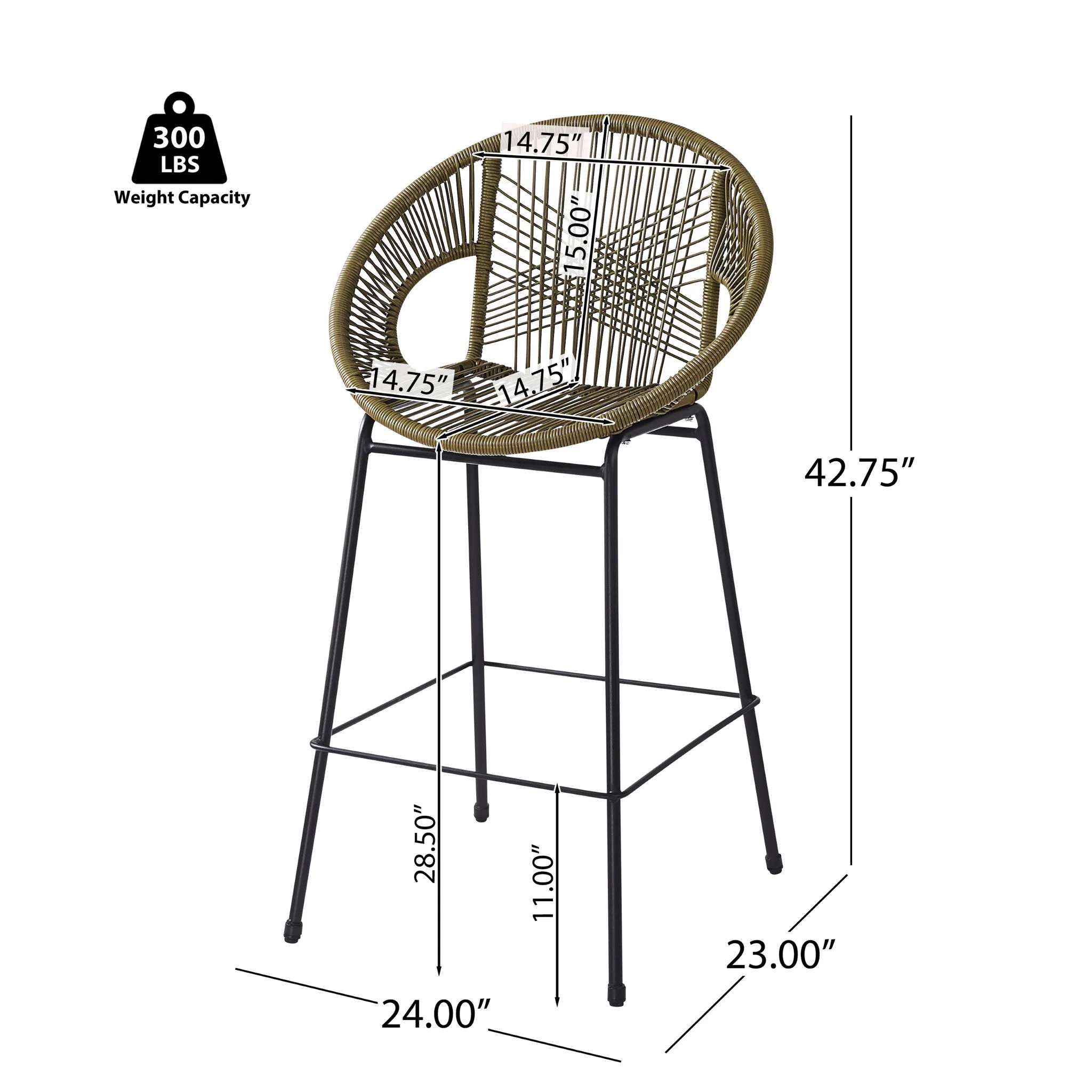 Ferrara - Outdoor Patio Barstool (Set of 2) - Image 19