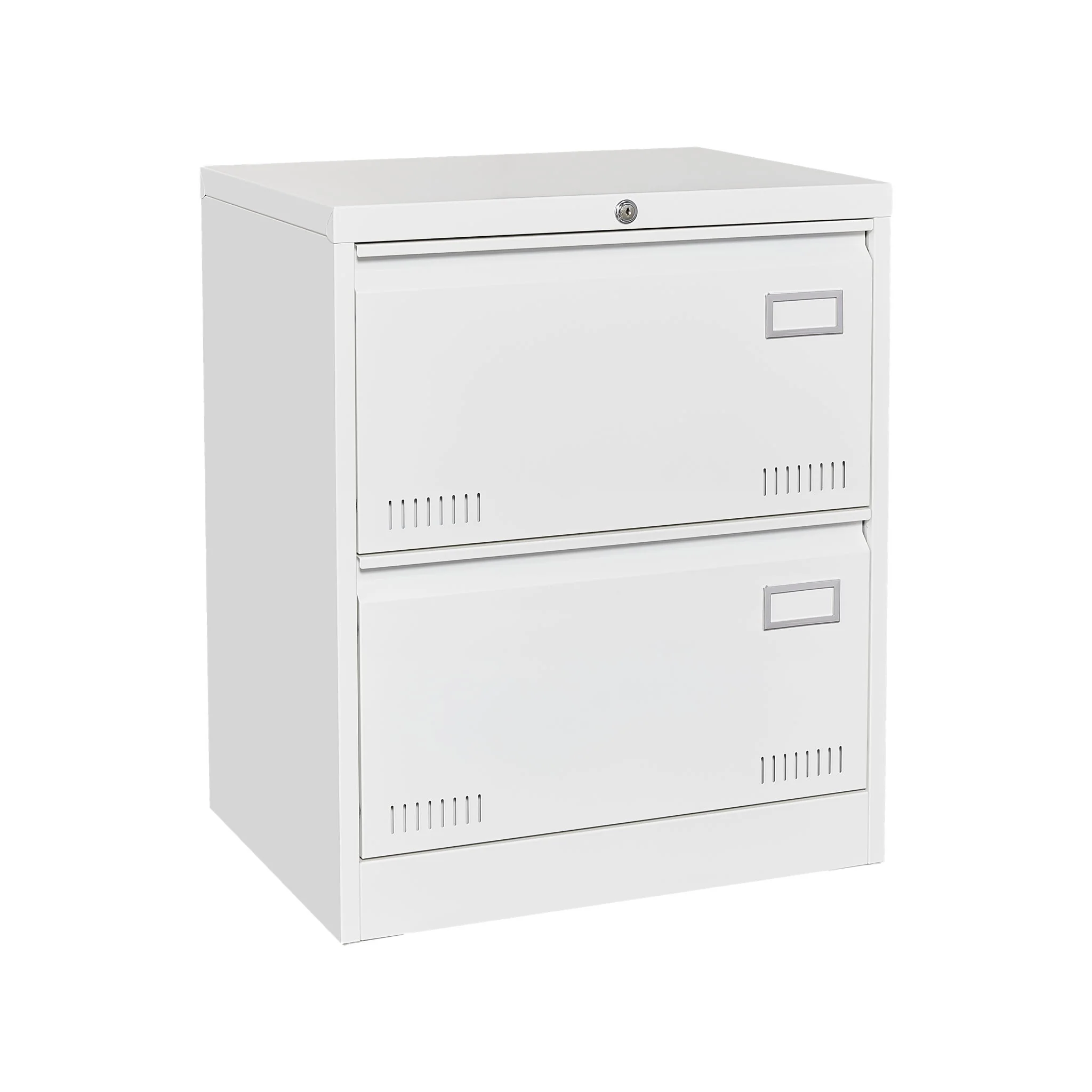 Filing Cabinet Lateral File Cabinet 3 Drawer, Locking Metal File Cabinets Three Drawer, Office Filing Cabinet With Lock Drawers For Home Office - Image 2