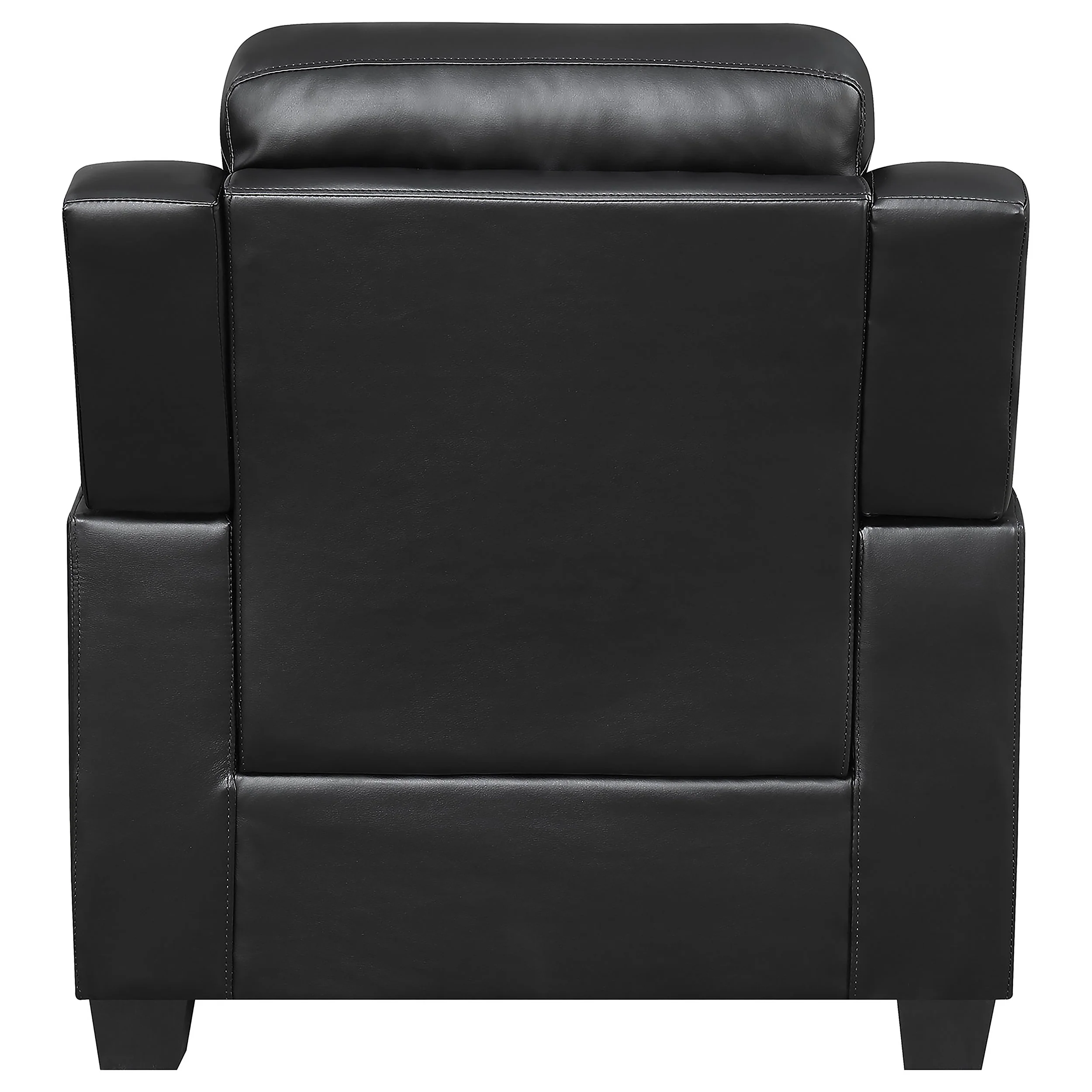 Finley Upholstered Tufted Accent Chair - Black - Image 9