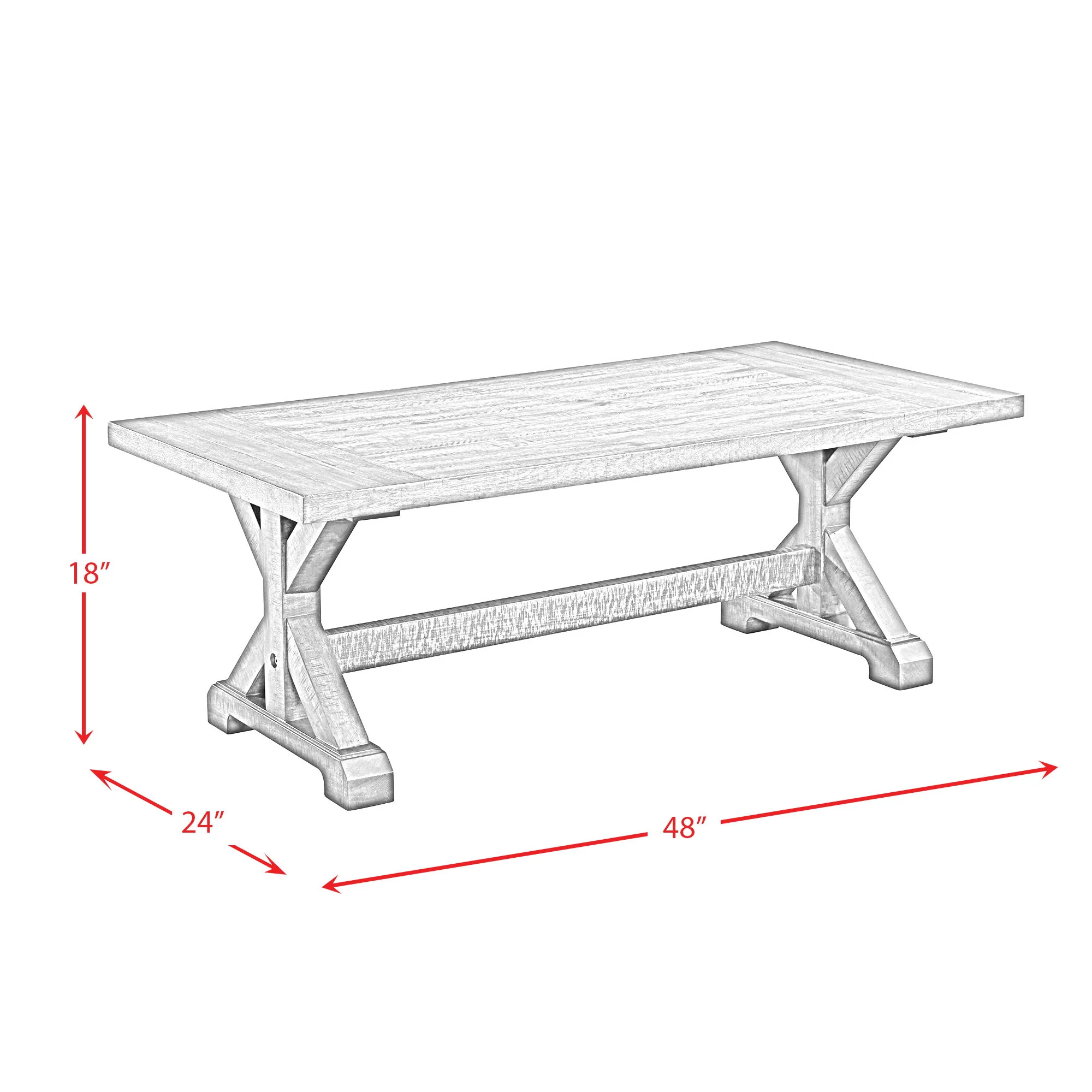 Finn - Trestle Table - Image 8