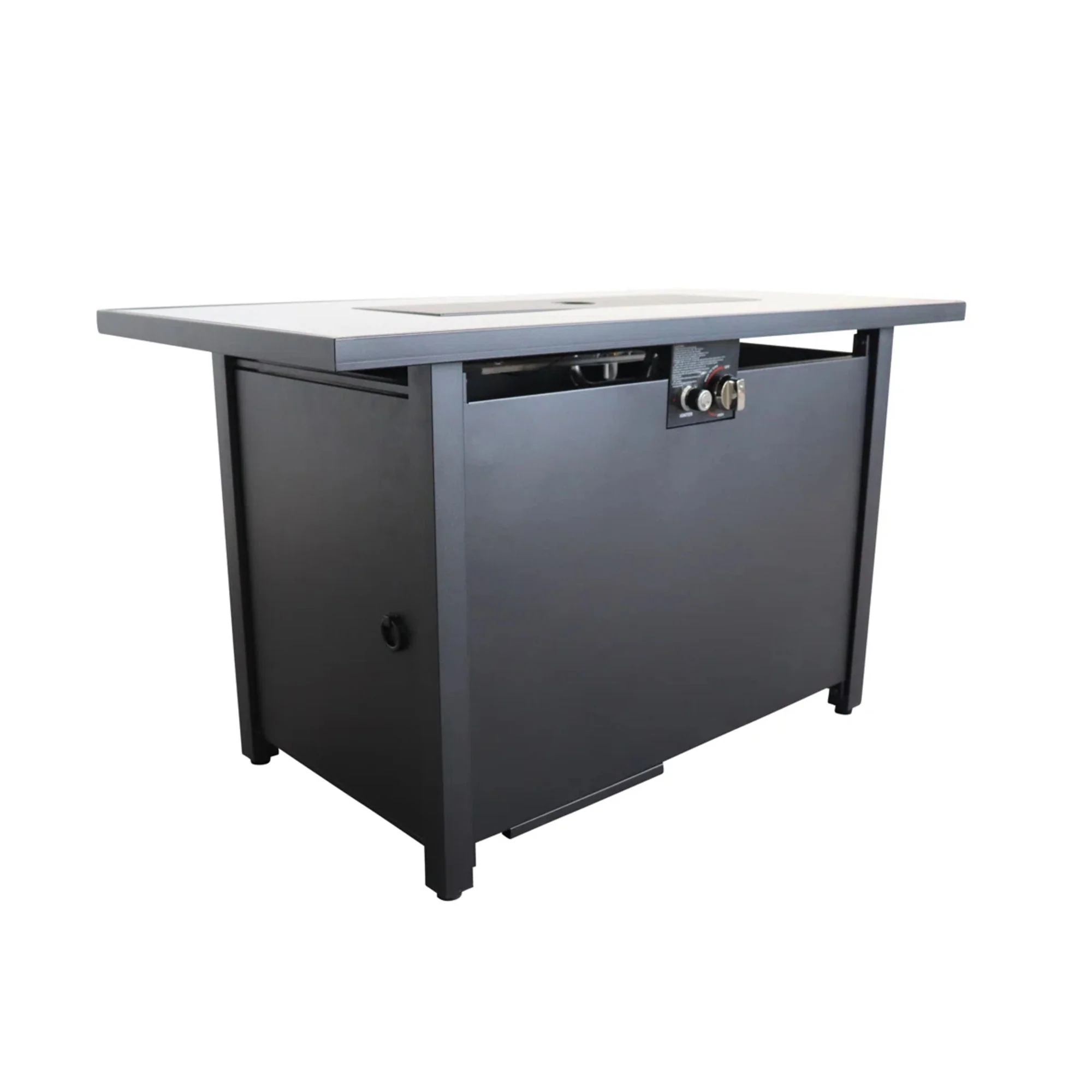 Fire Pit Table Outdoor Patio Heater 50000 BTU Stainless Steel 42x25in - Image 12