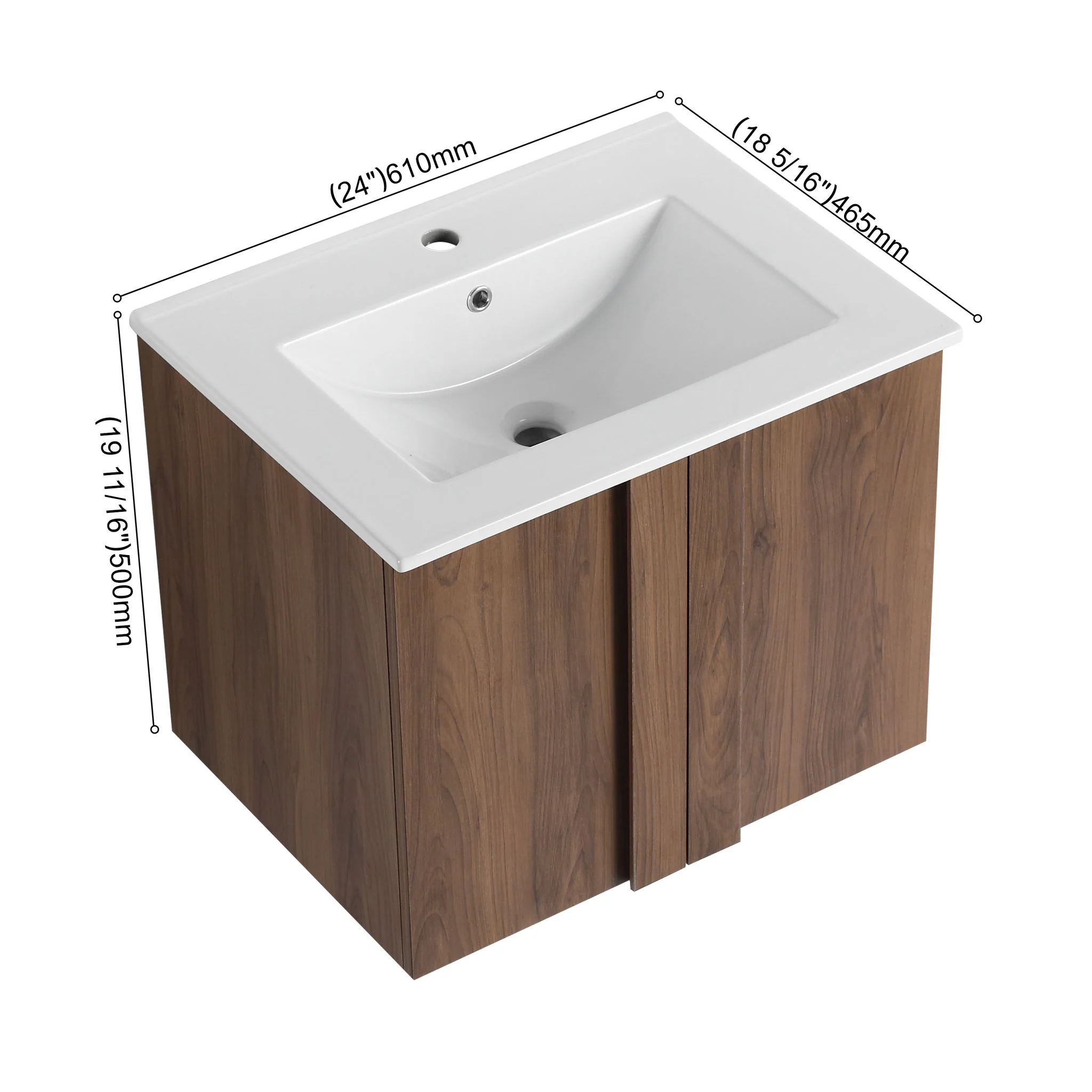 Floating Bathroom Vanity With Sink Combo - Image 34