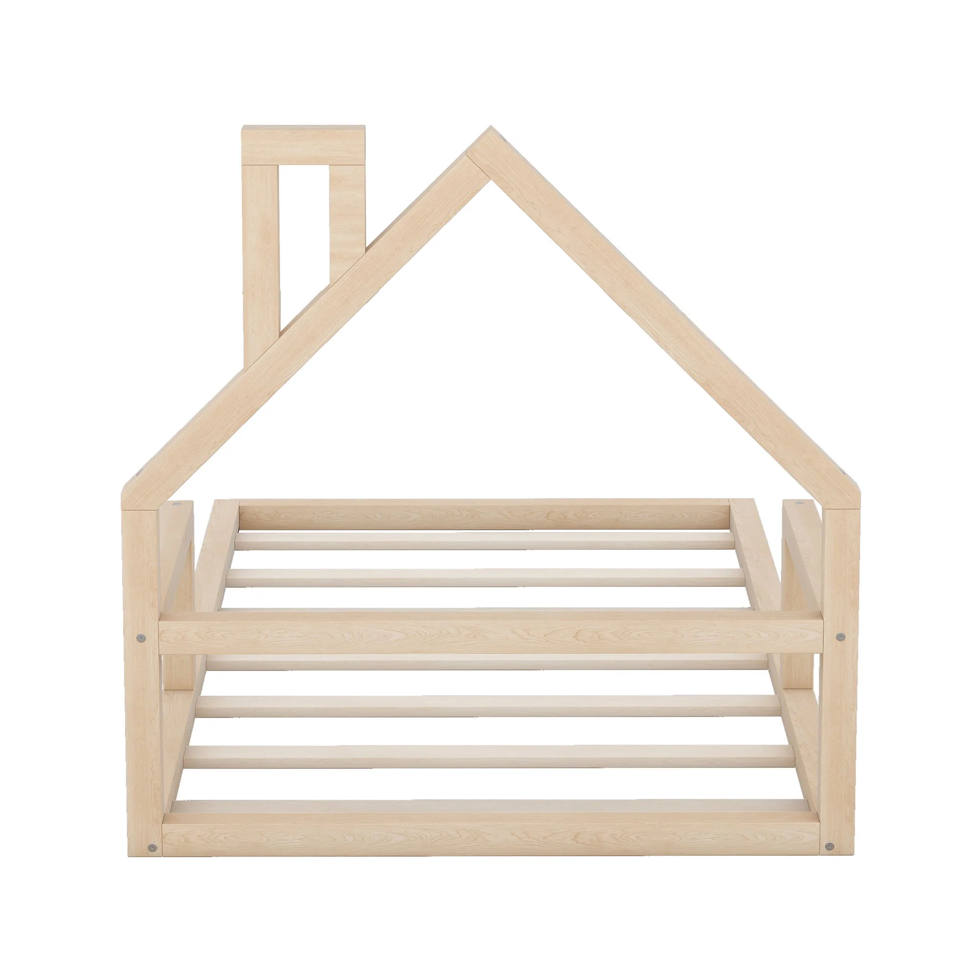 Floor Bed With House Shaped Headboard - Image 15