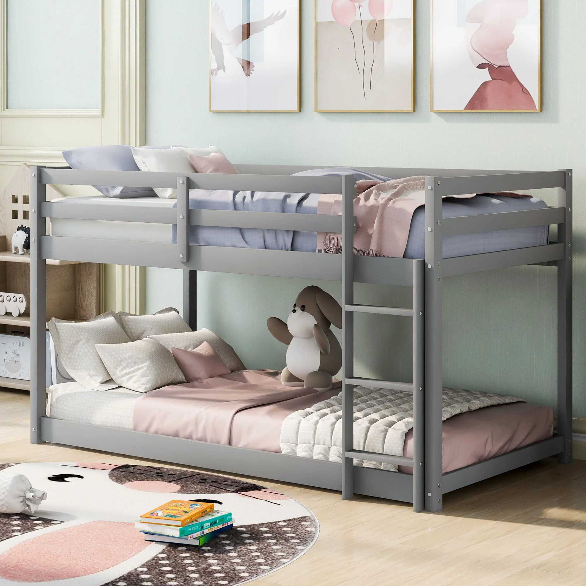 Floor Bunk Bed With Ladder - Image 6
