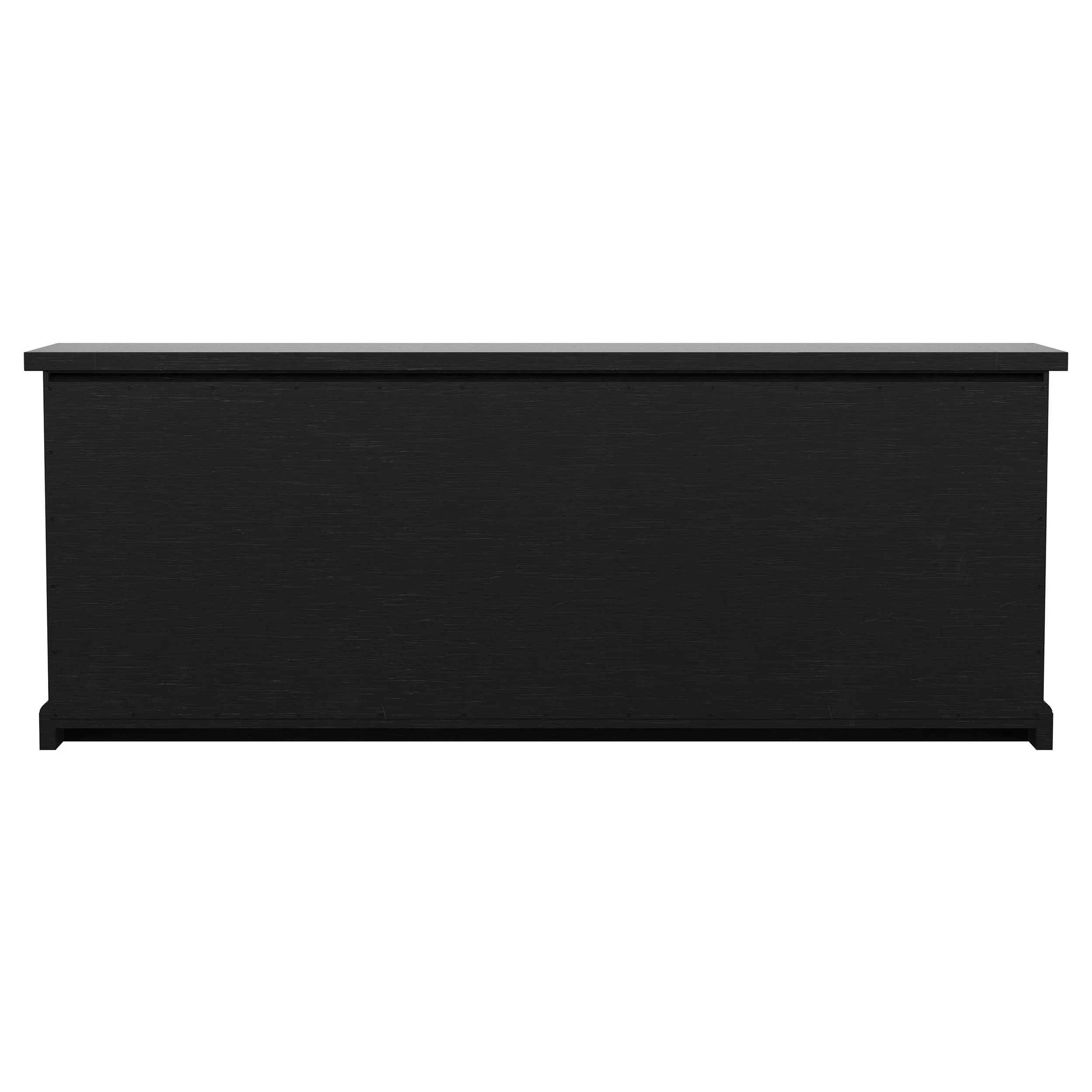 Florence 4-Door Dining Sideboard Buffet in Distressed Black - Image 7