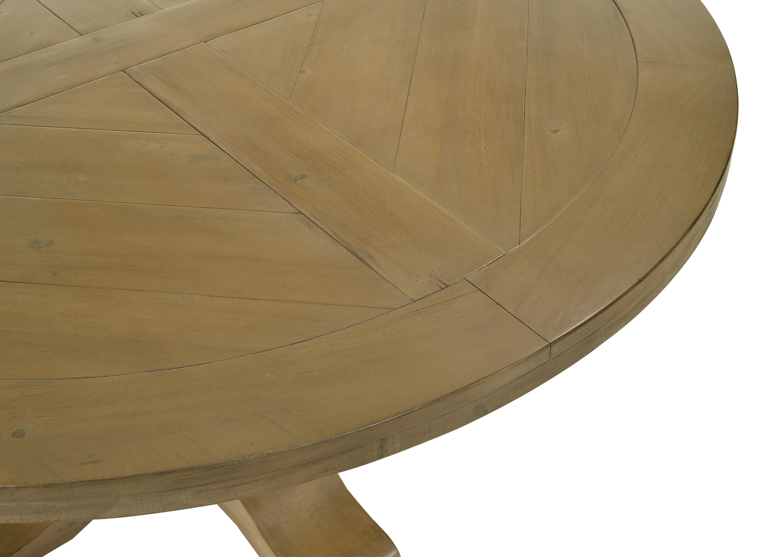 Florence 5-Piece Round Dining Table Set, Rustic Honey - Image 8