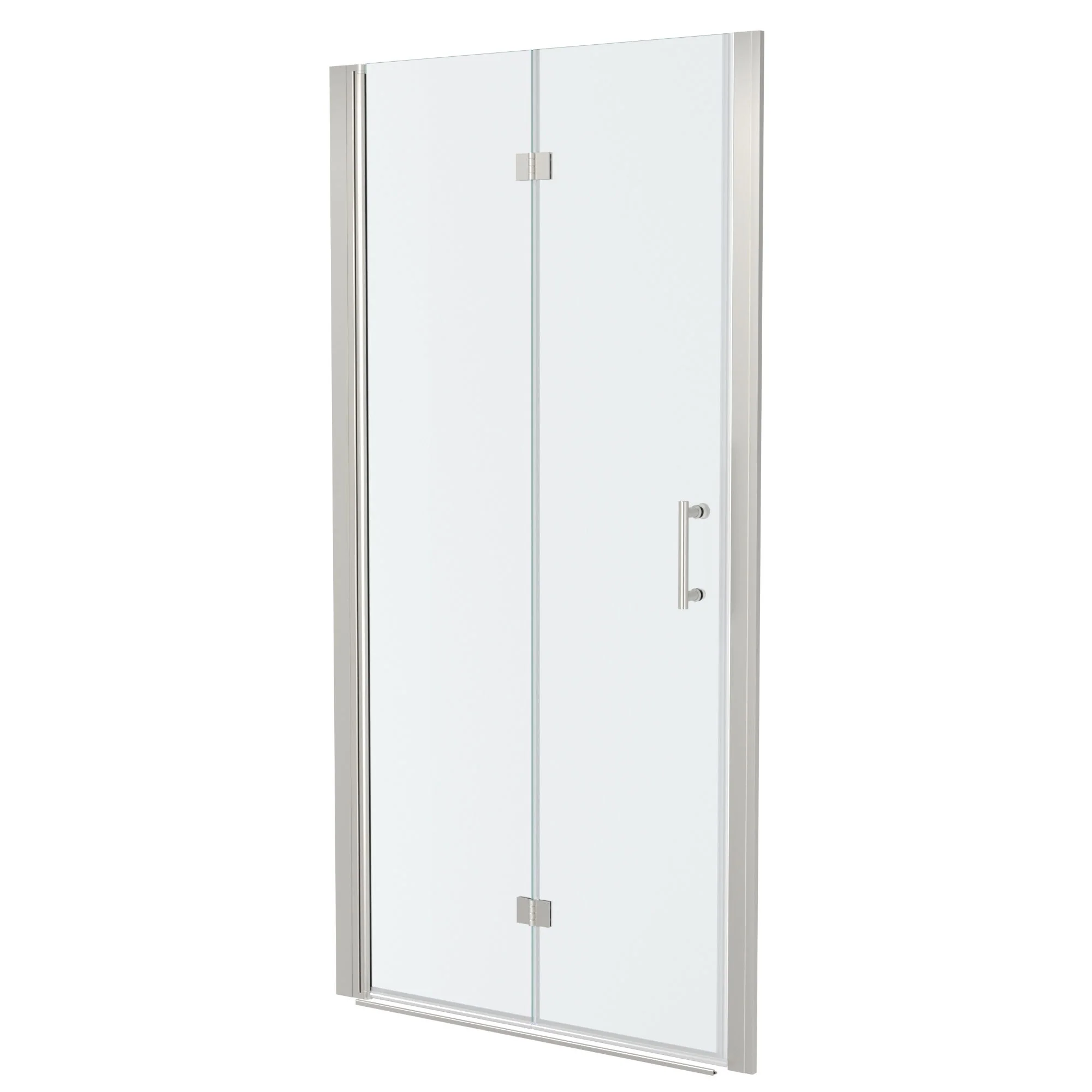Fold Frameless Shower Door With Tempered Glass - Image 2