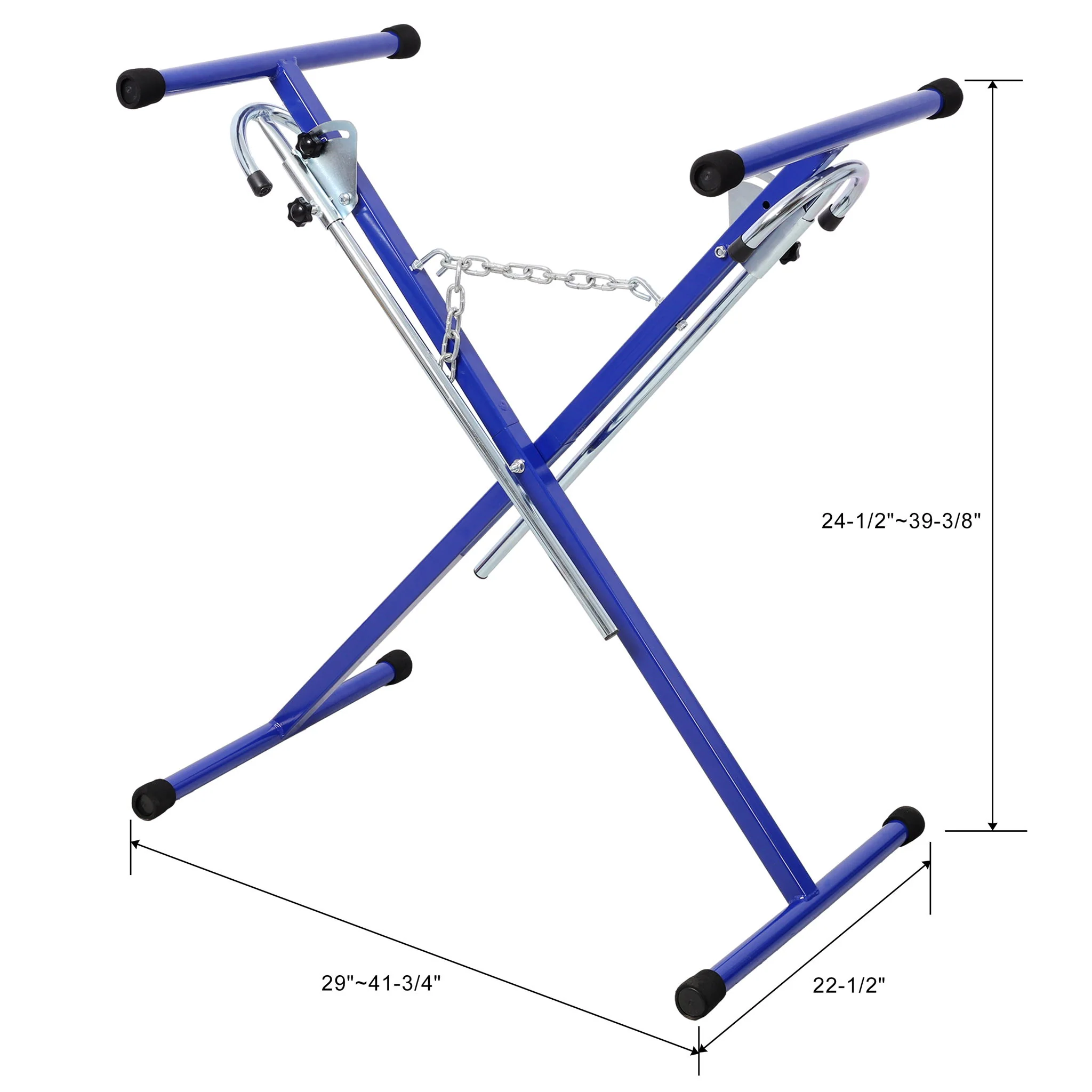 Folding Bumper Stand Lightweight Panel Stand - Blue - Image 8