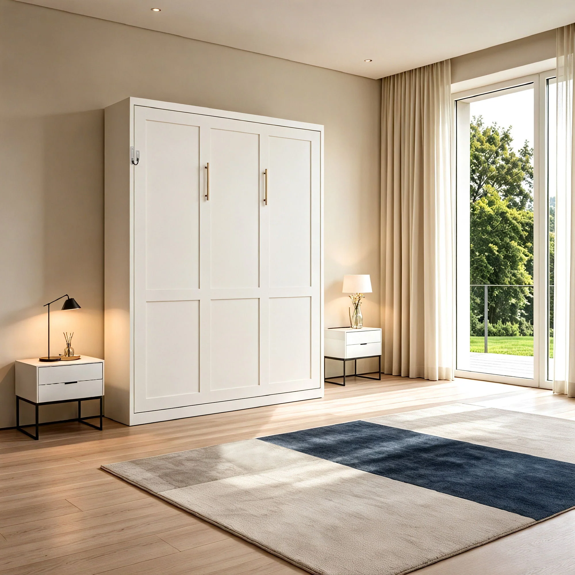 Folding Vertical Murphy Wall Bed - Image 14