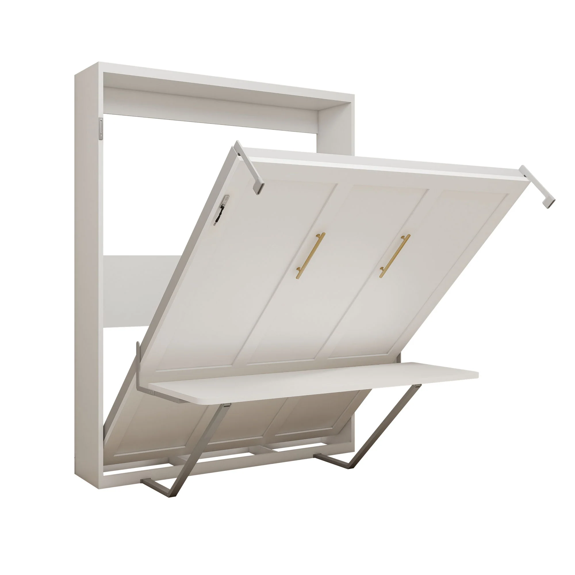 Folding Vertical Murphy Wall Bed - Image 3