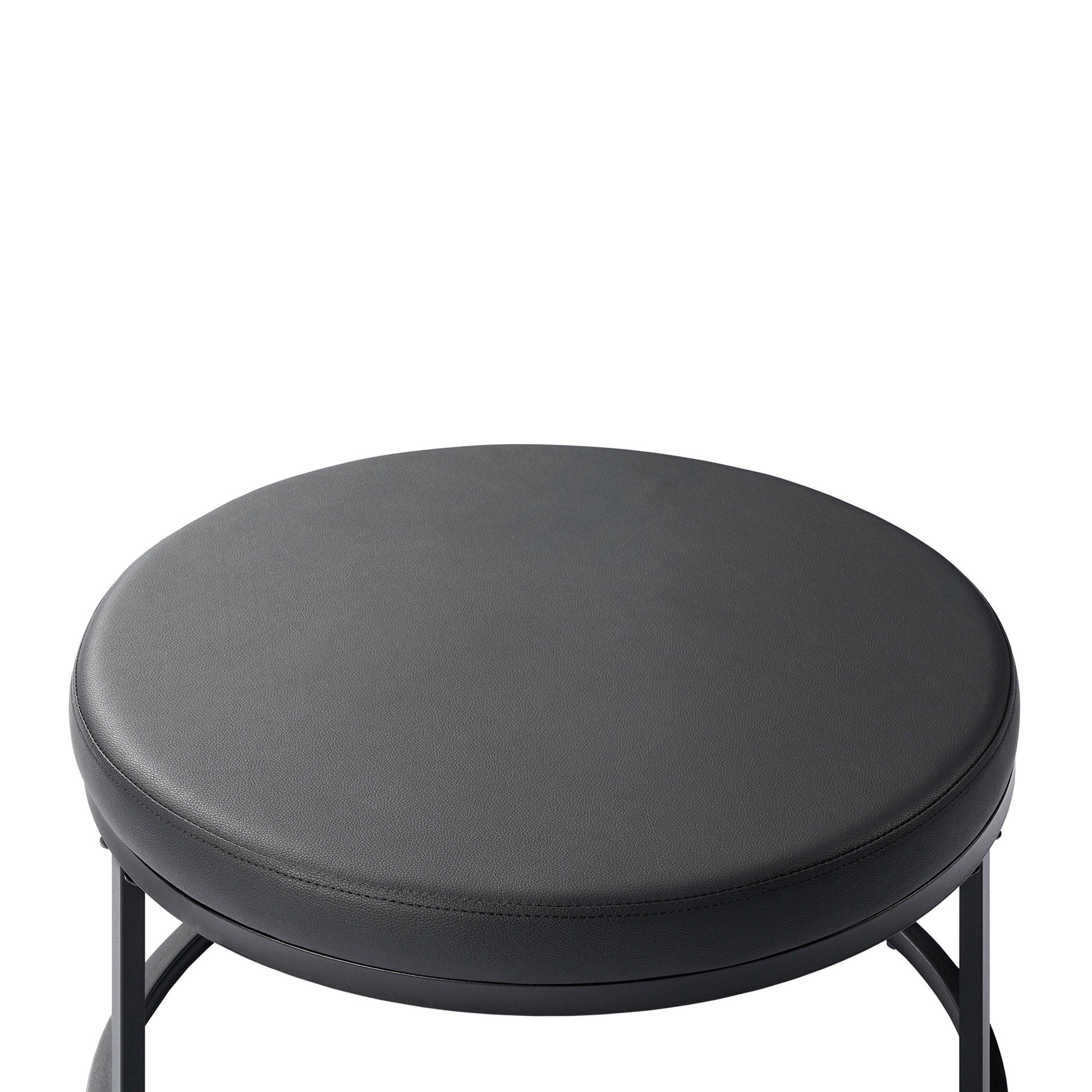 Forma - 4 Piece Occasional Set (1 Coffee, 1 Large End Table & 1 Stool, 1 Small End Table) - Black / White / Gray - Image 9