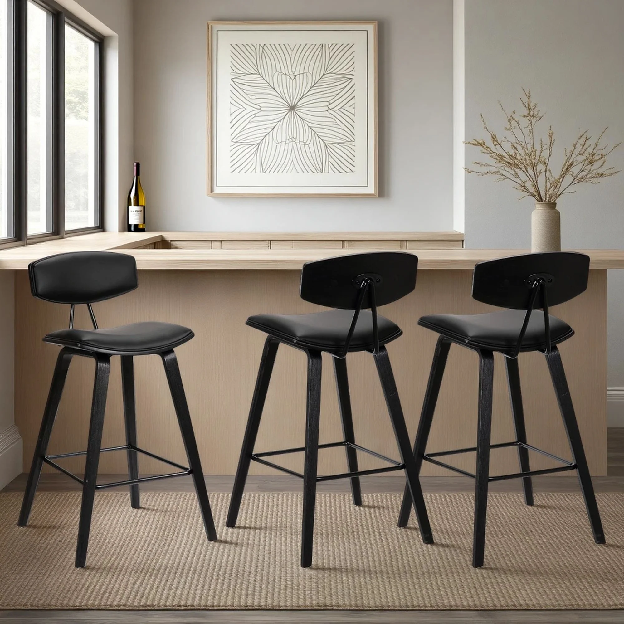 Fox - Mid-Century Modern Bar Stool - Image 22