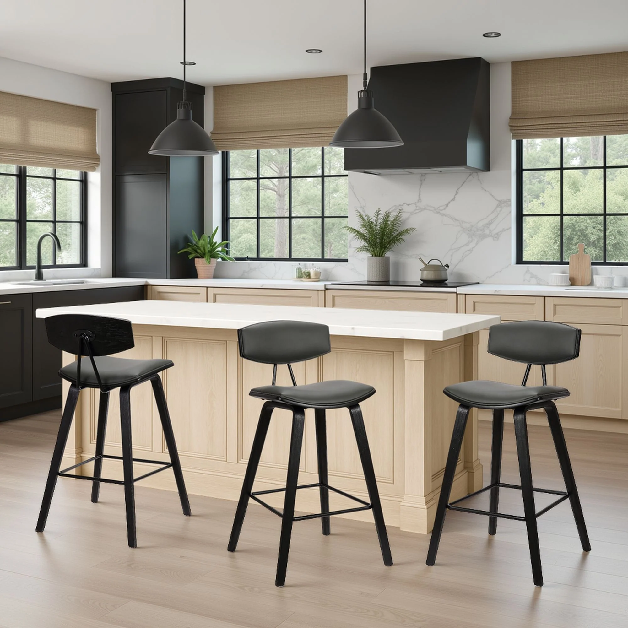 Fox - Mid-Century Modern Counter Stool - Image 26