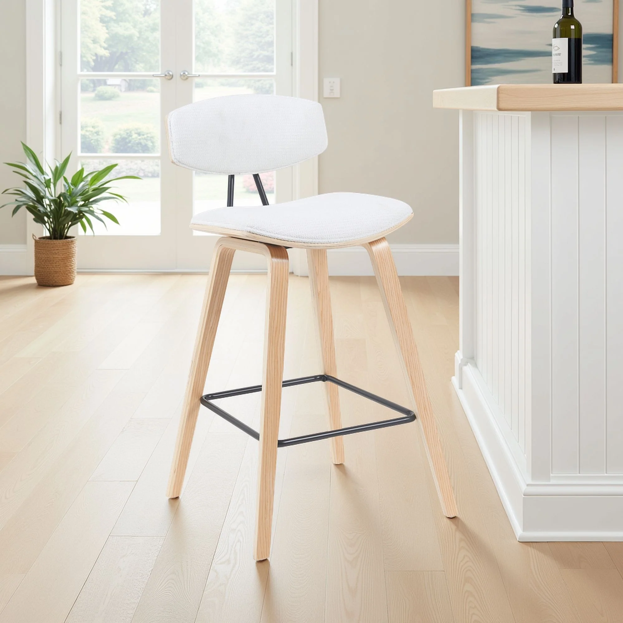 Fox - Swivel Bar Height Stool - Light Brown - Image 15