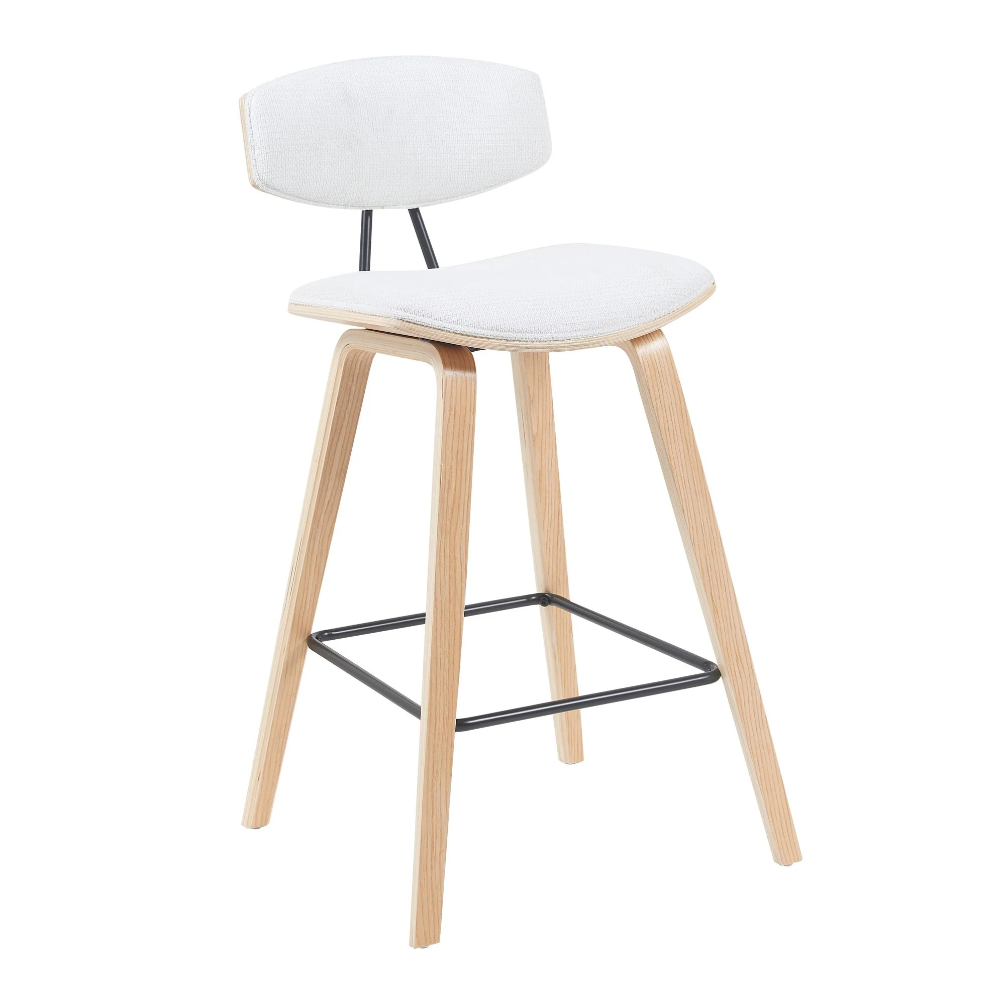 Fox - Swivel Counter Height Stool - Light Brown - Image 5
