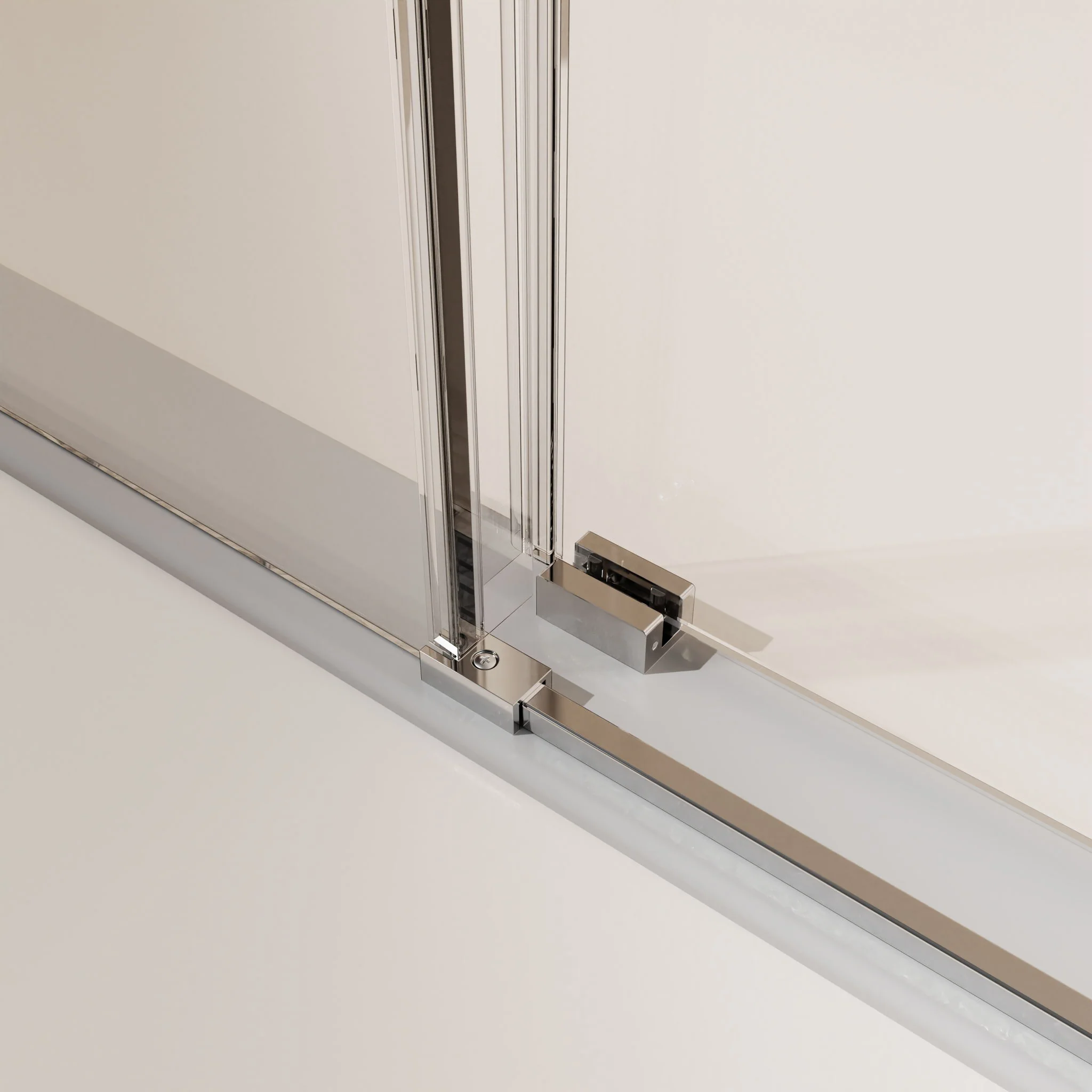 Frameless Single Sliding Soft Close Shower Doors, 5/16" Sgcc Tempered Glass - Image 45