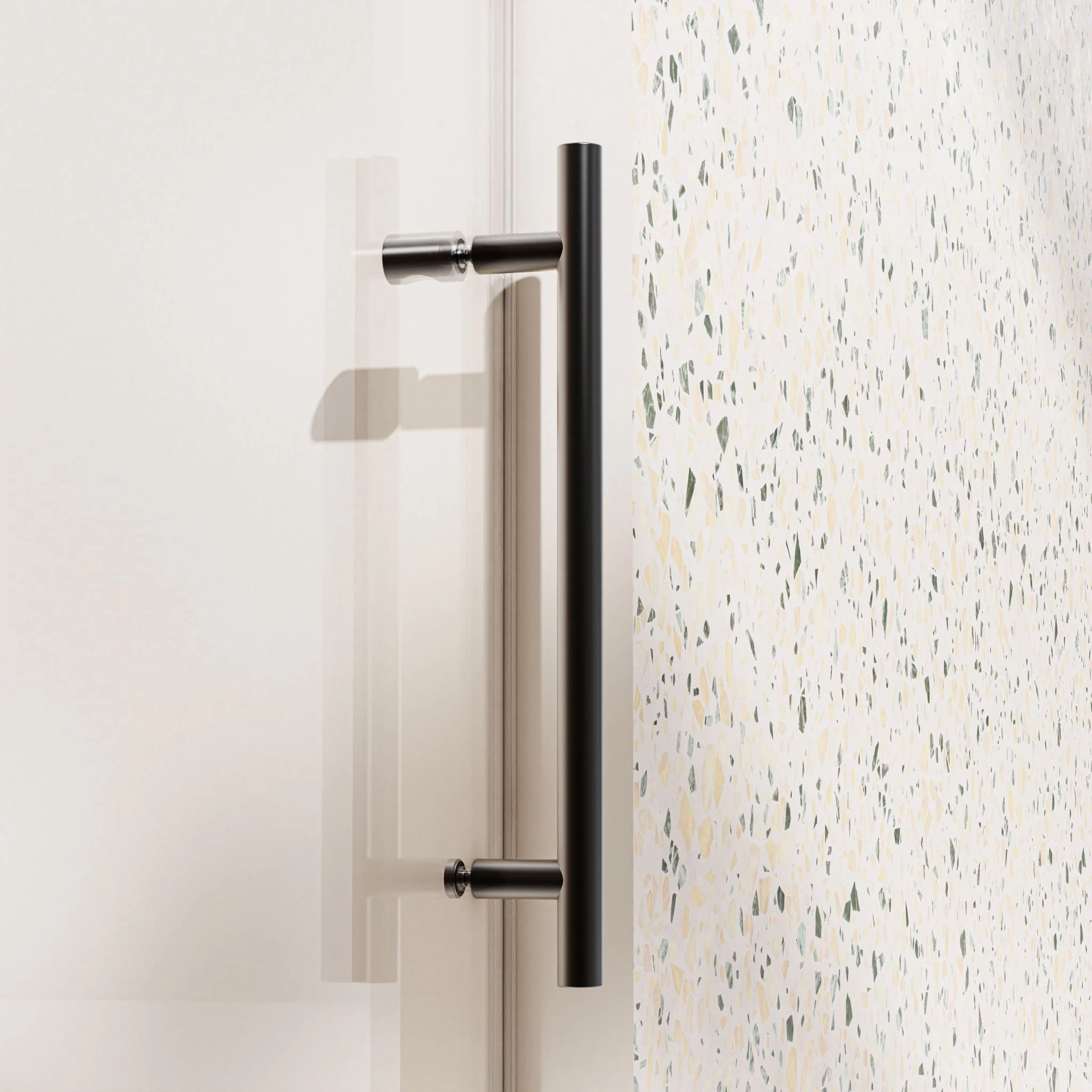 Frameless Single Sliding Soft Close Shower Doors, 5/16" Sgcc Tempered Glass - Image 47