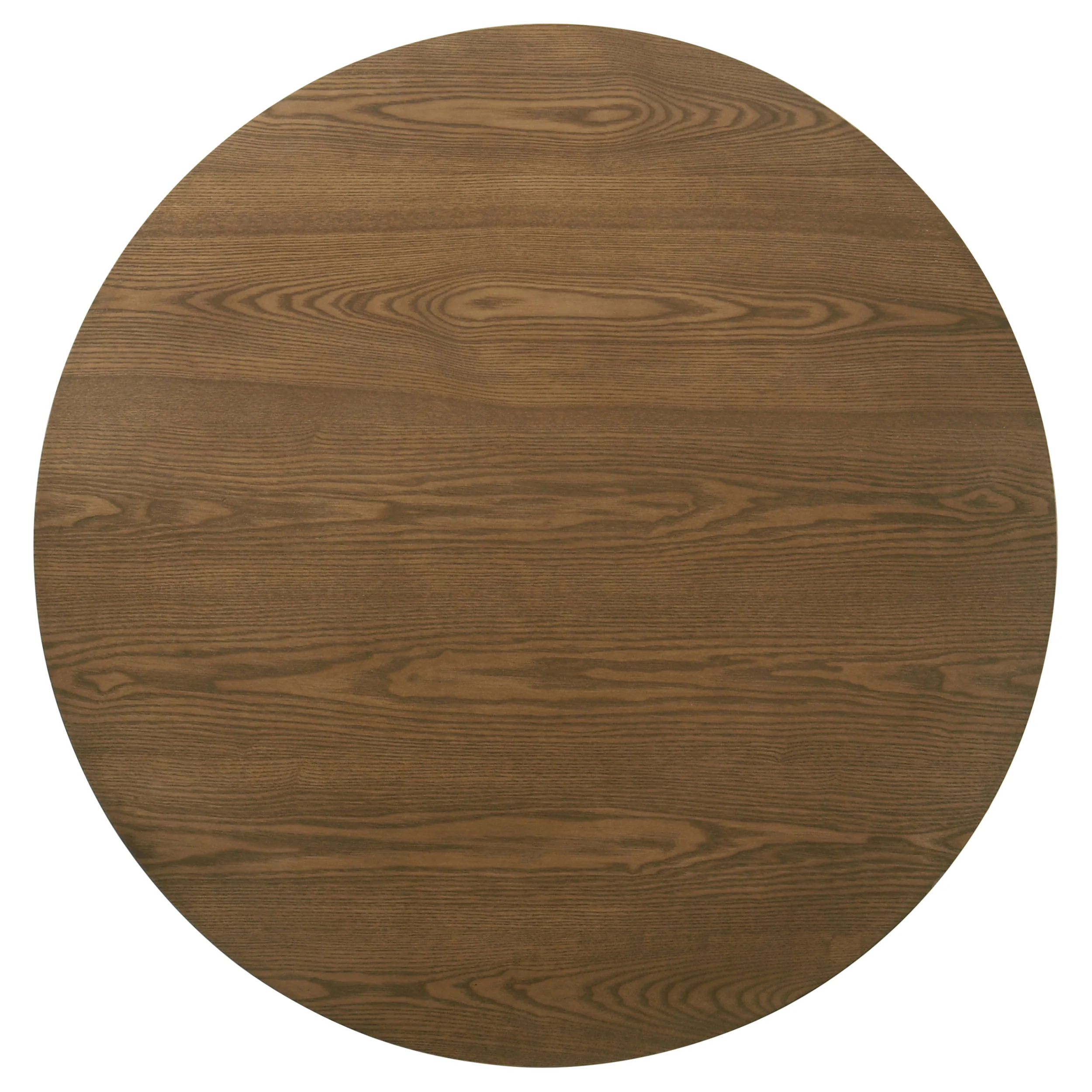 Franklin 2-Piece Round Pedestal Coffee Table Set Dark Brown - Image 4