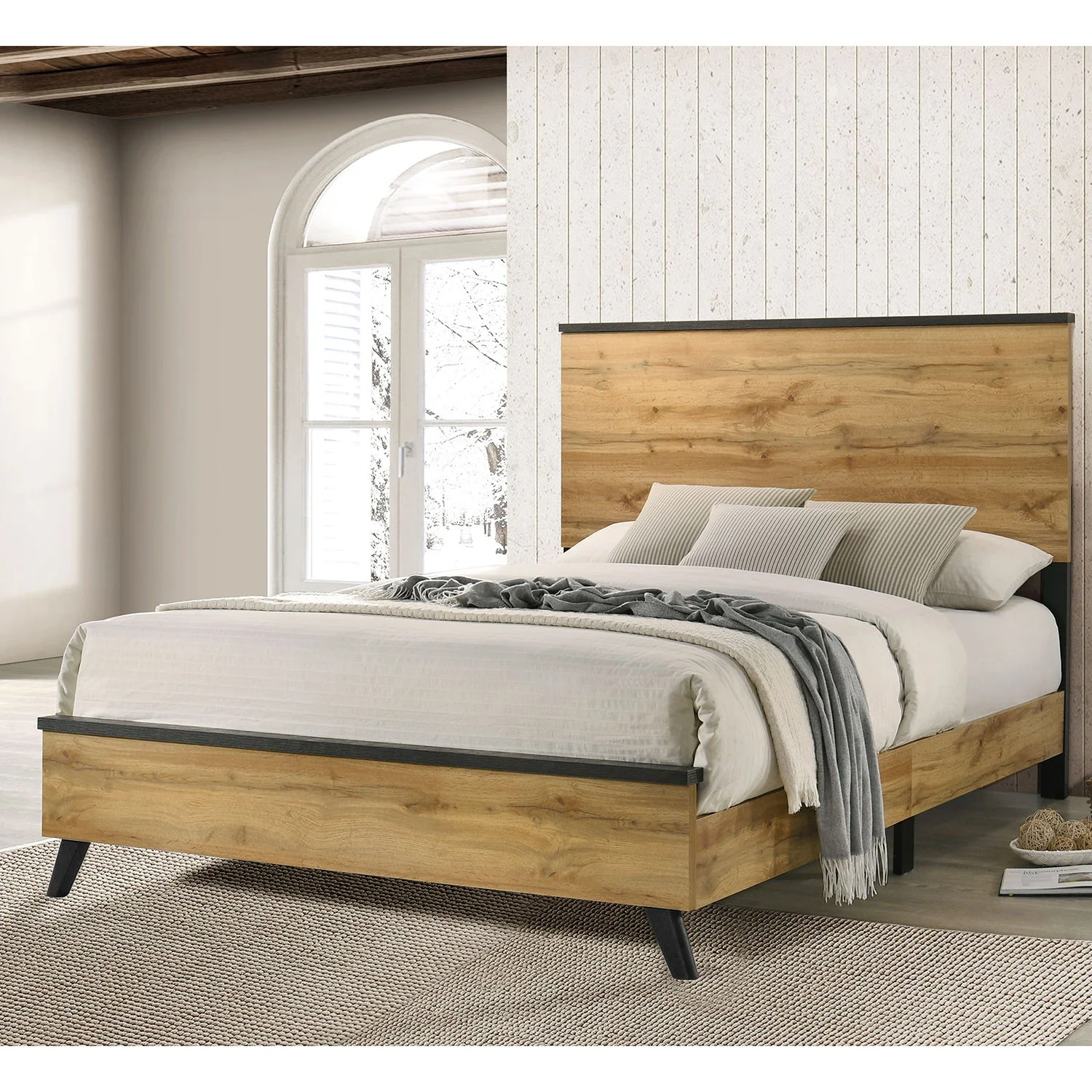 Fraser - Queen Panel Bed - Natural - Image 9