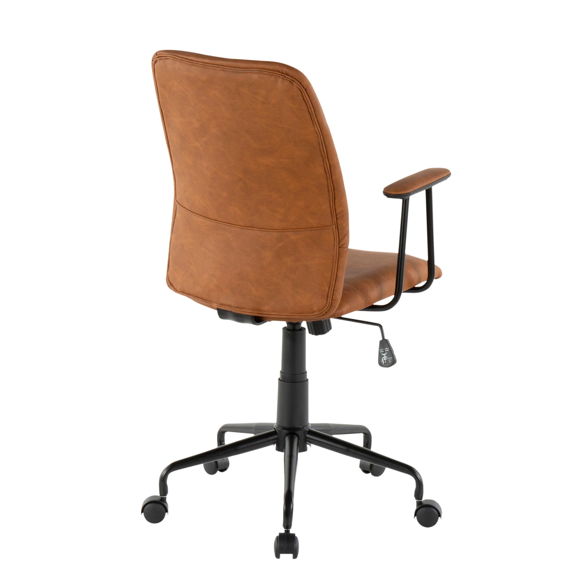 Fredrick - Contemporary Office Chair - Brown - Image 2