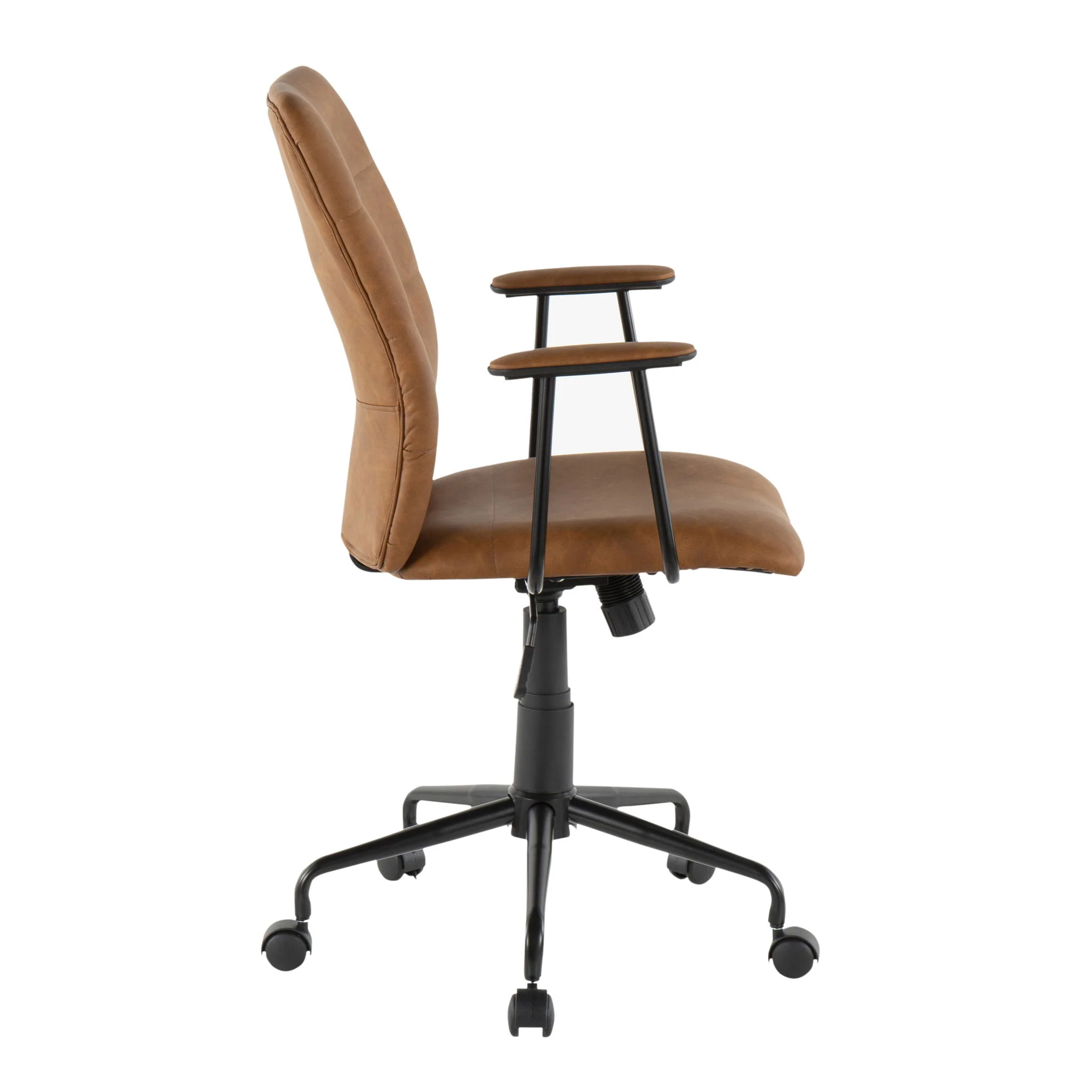 Fredrick - Contemporary Office Chair - Brown - Image 4
