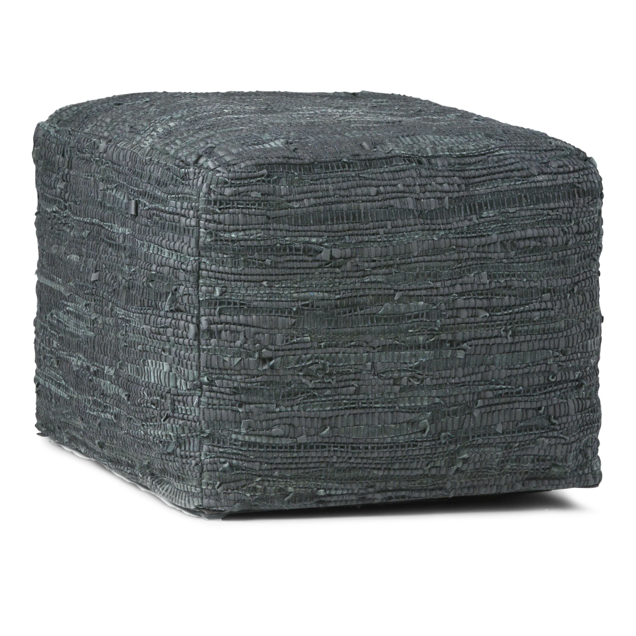Fredrik - Handcrafted Square Pouf - Image 4