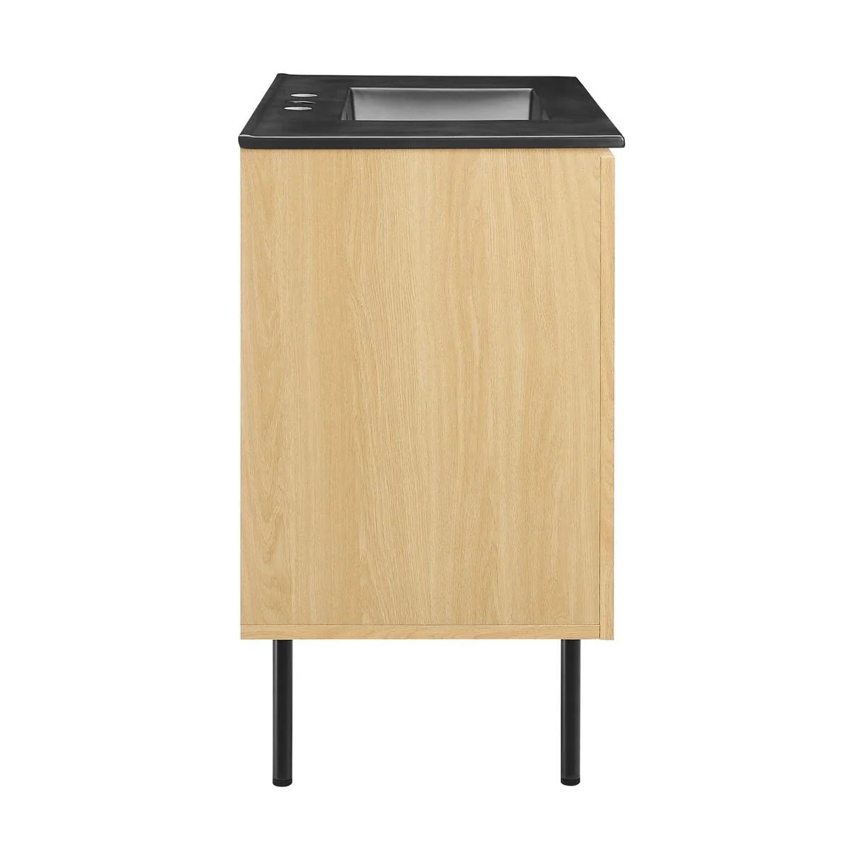 Freestanding Bathroom Vanity Cabinet with Rattan Weave Doors and Storage - Image 166