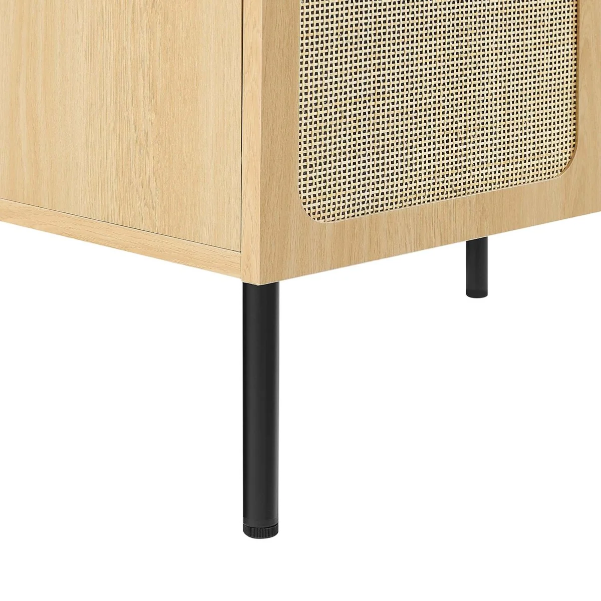 Freestanding Bathroom Vanity Cabinet with Rattan Weave Doors and Storage - Image 222