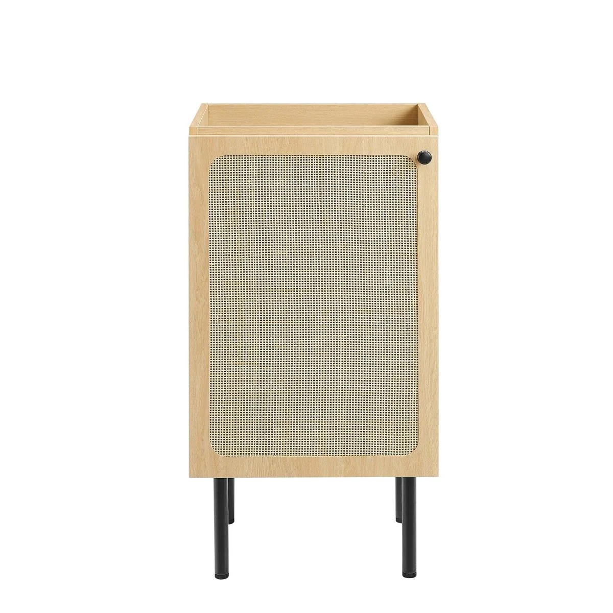 Freestanding Bathroom Vanity Cabinet with Rattan Weave Doors and Storage - Image 56