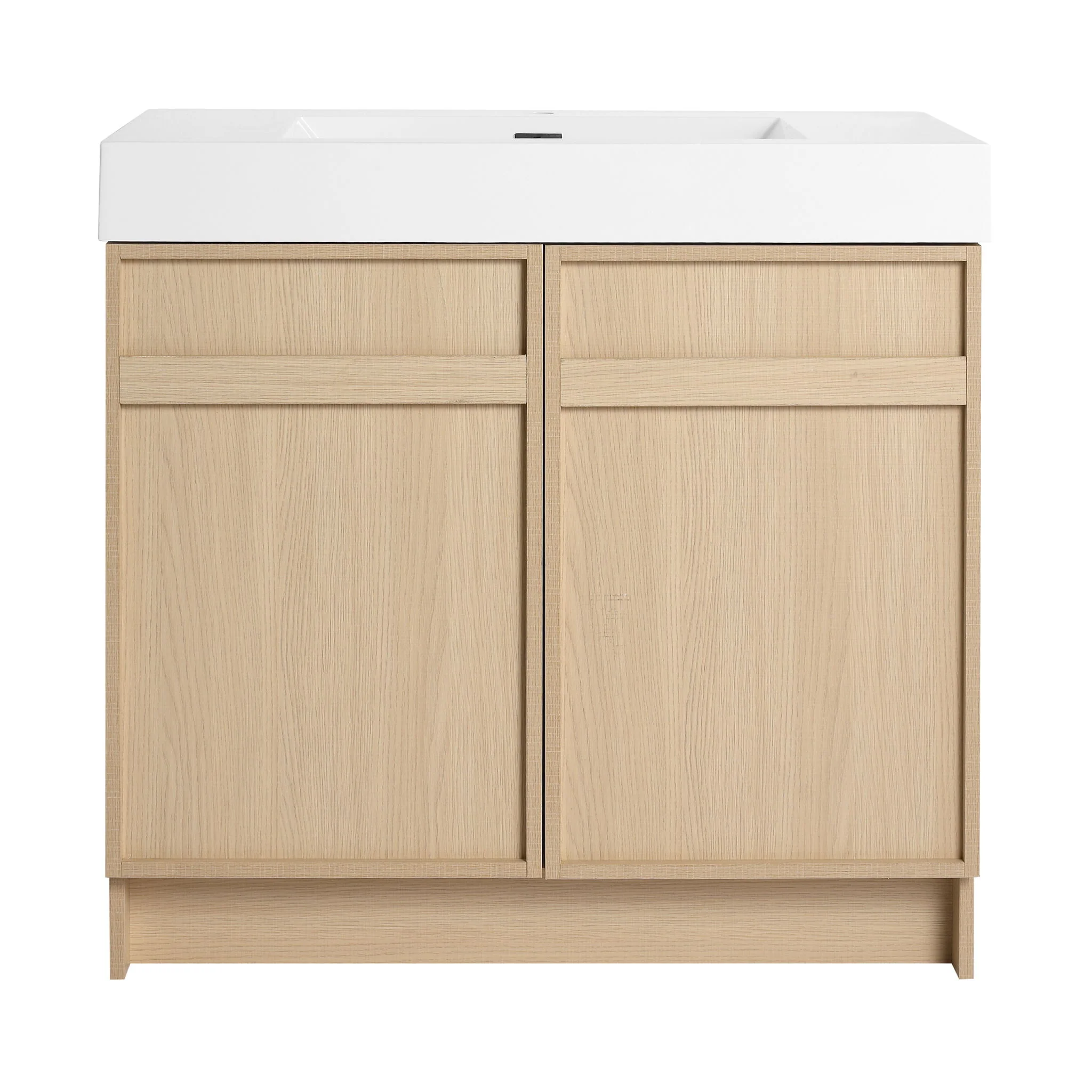 Freestanding Bathroom Vanity With Resin Sink & Soft Close Cabinet Doors - Image 3