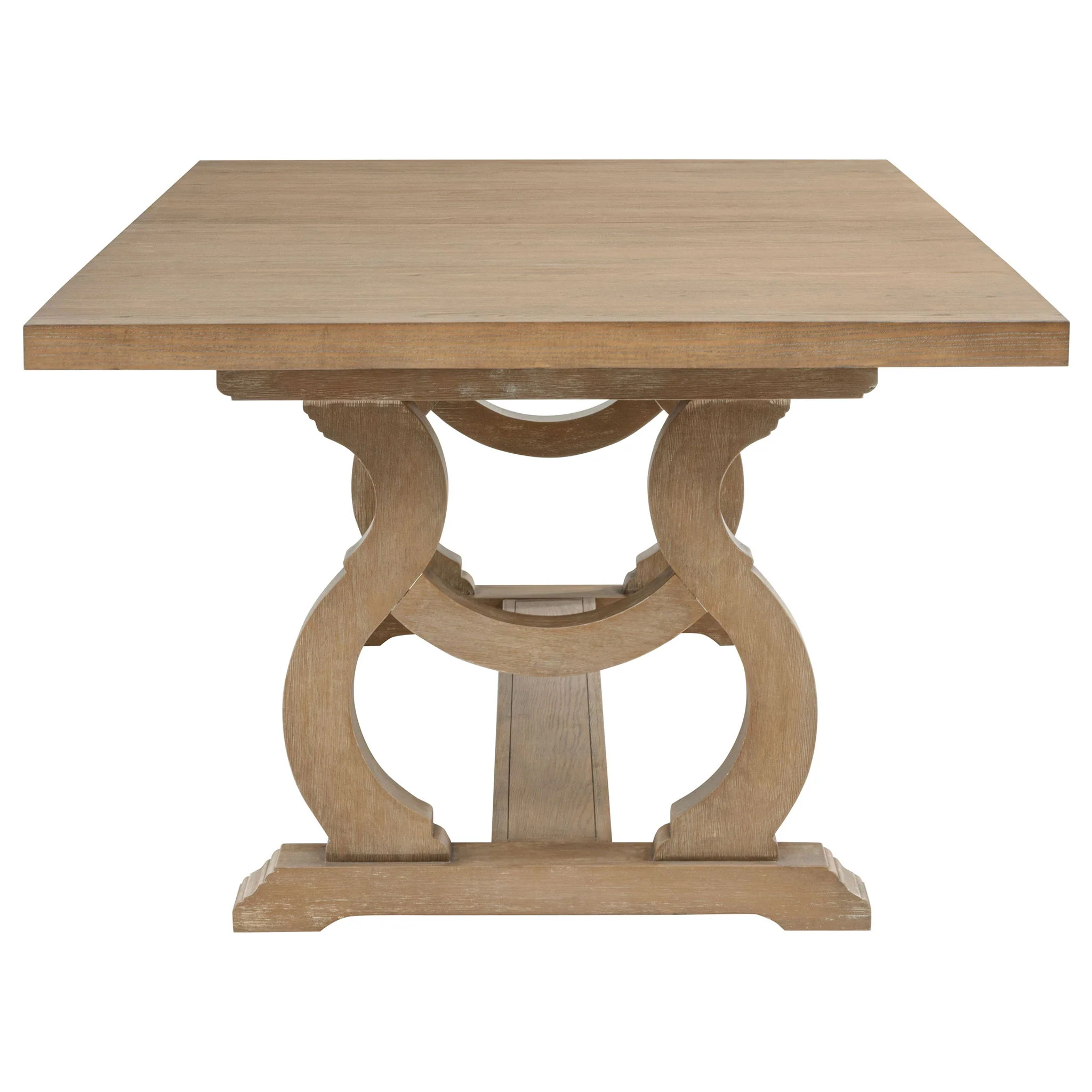Fremont - Trestle Rectangular Dining Table With Removable Leaf - Image 7