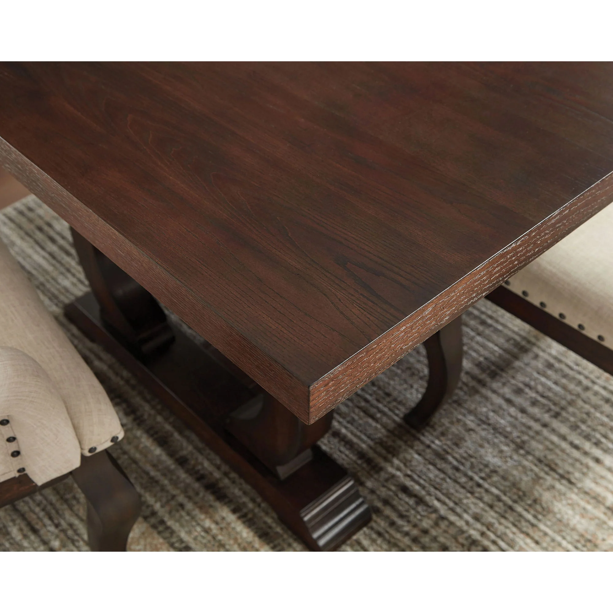 Fremont - Trestle Rectangular Dining Table With Removable Leaf - Image 9