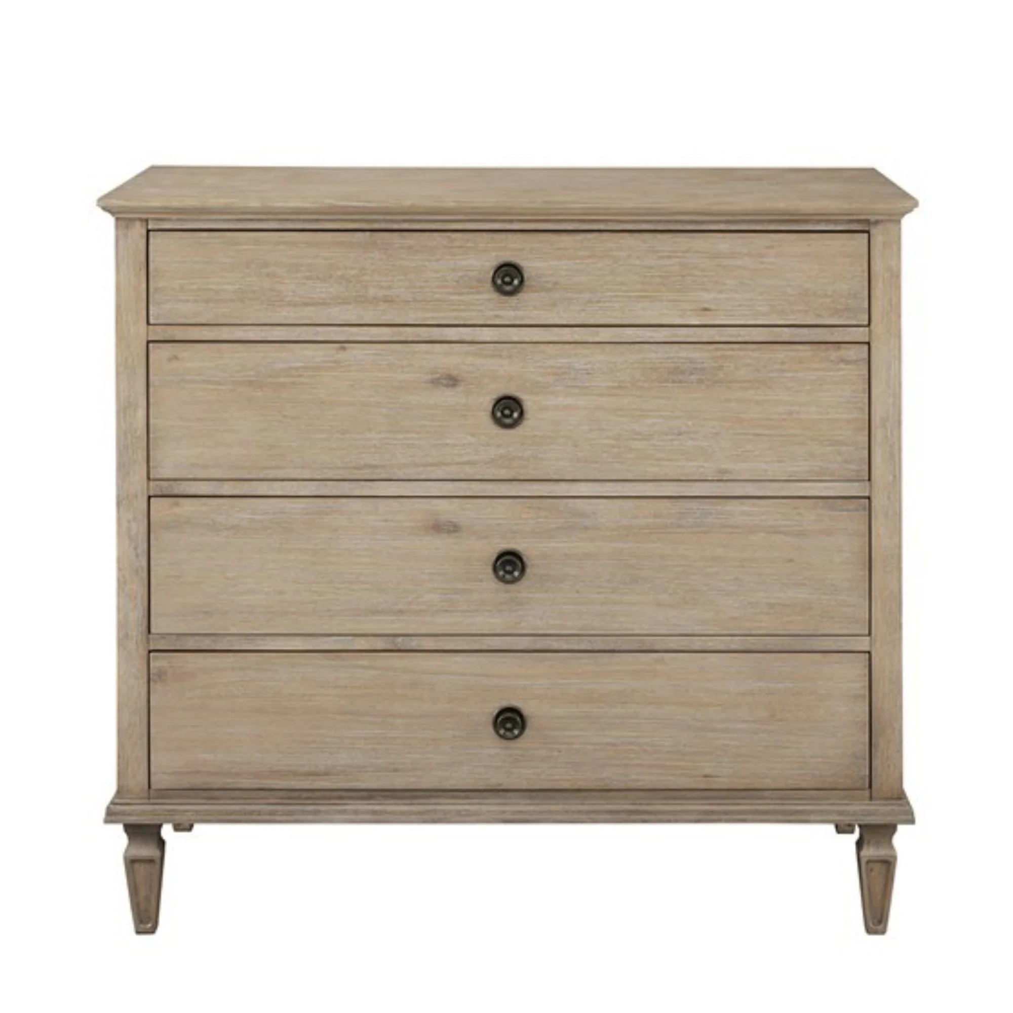 French Inspired Small Dresser - Wire Brushed Light Natural - Image 5